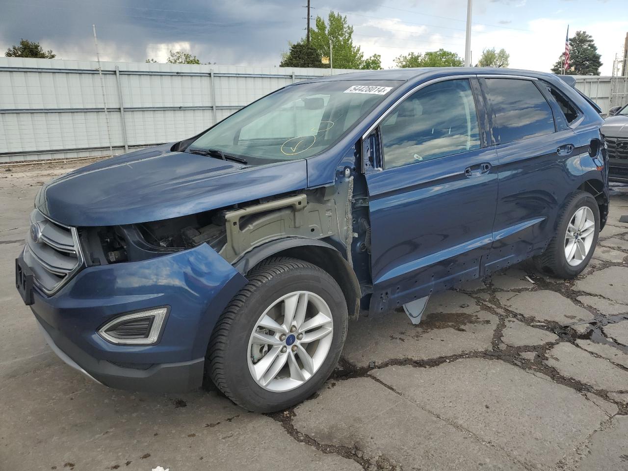 ford edge 2017 2fmpk4j85hbc44656