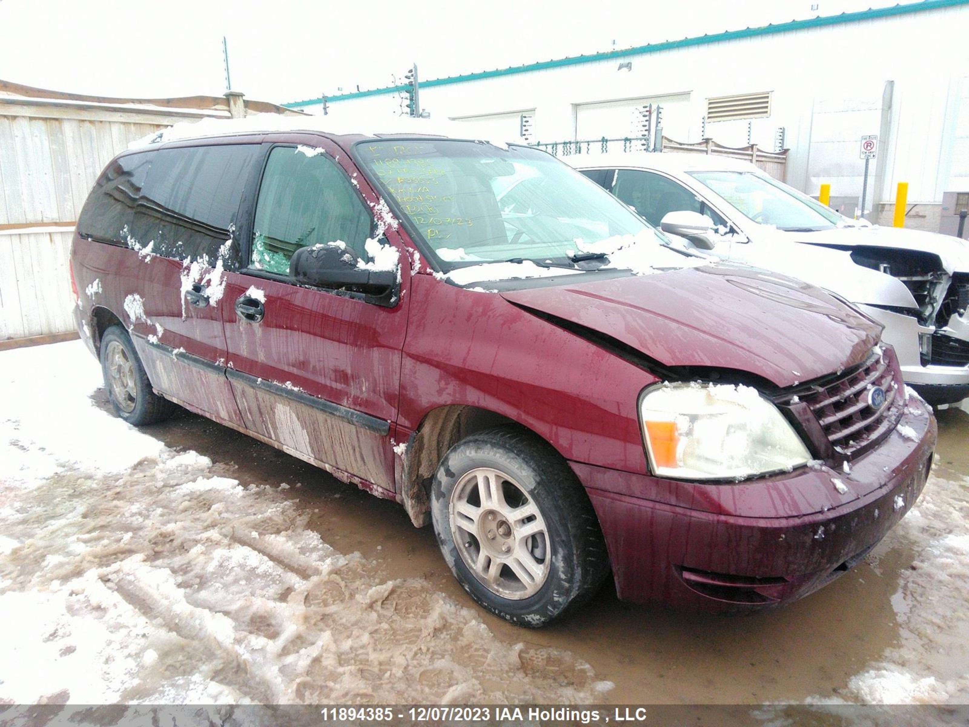 ford freestar 2007 2fmza55237ba03653