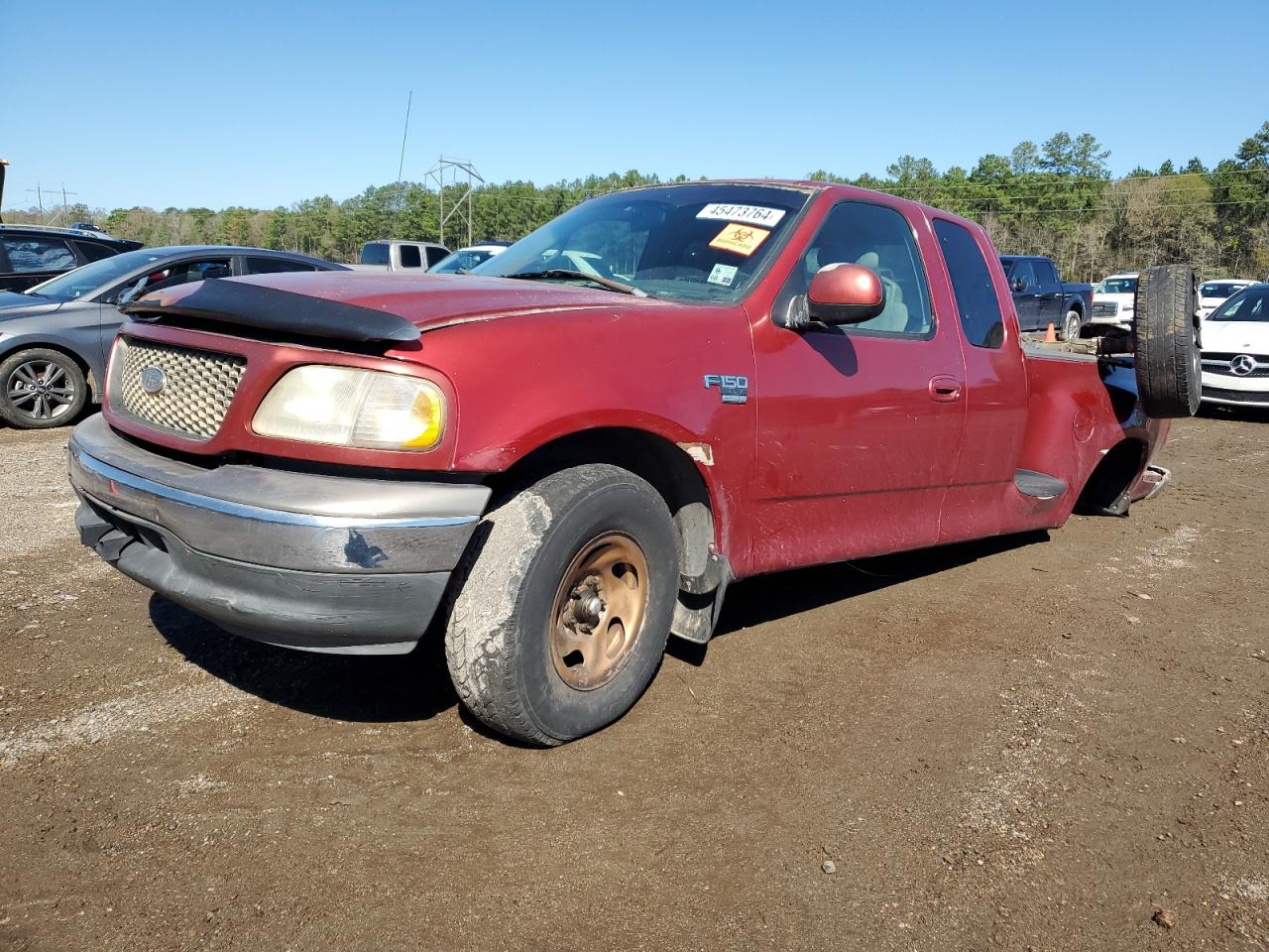 ford f-150 2001 2ftrx07w91ca71284