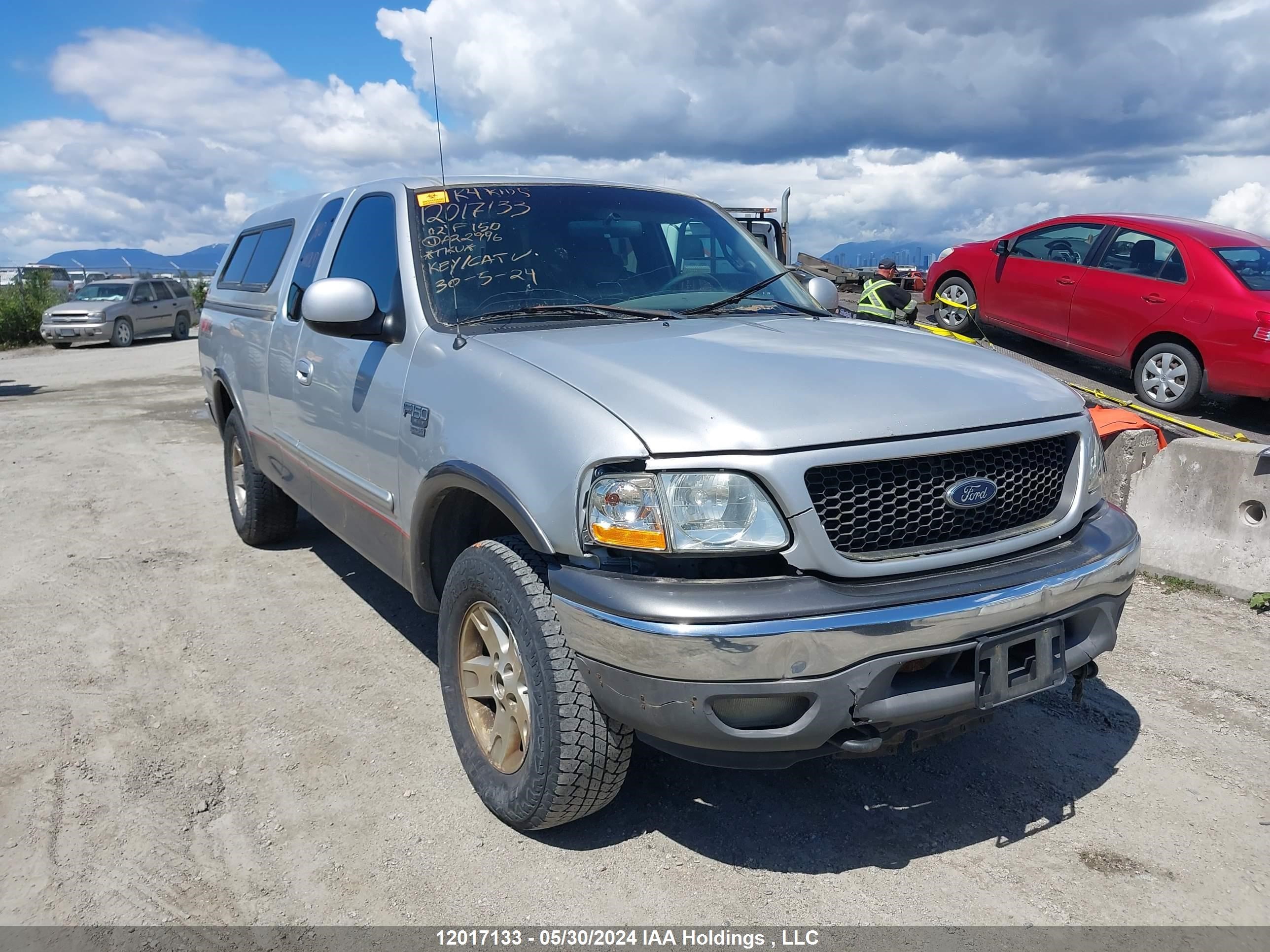 ford f-150 2002 2ftrx18l32ca22996