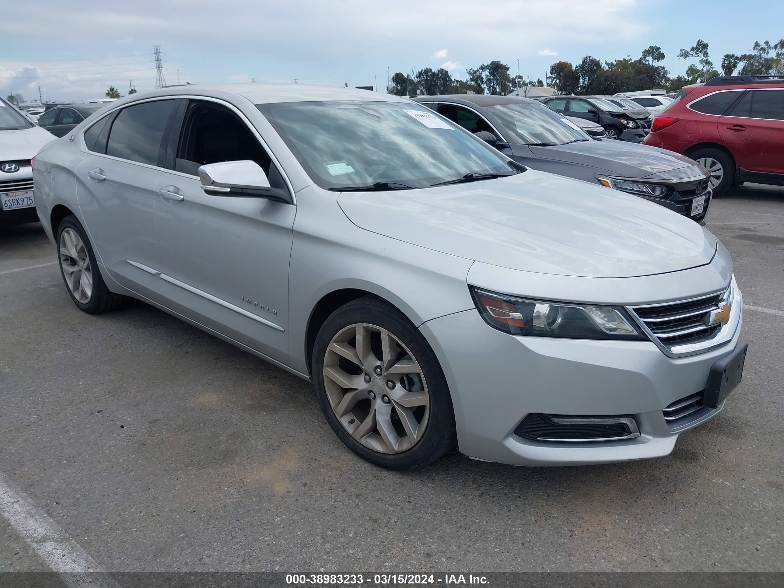 chevrolet impala 2019 2g1105s30k9145498