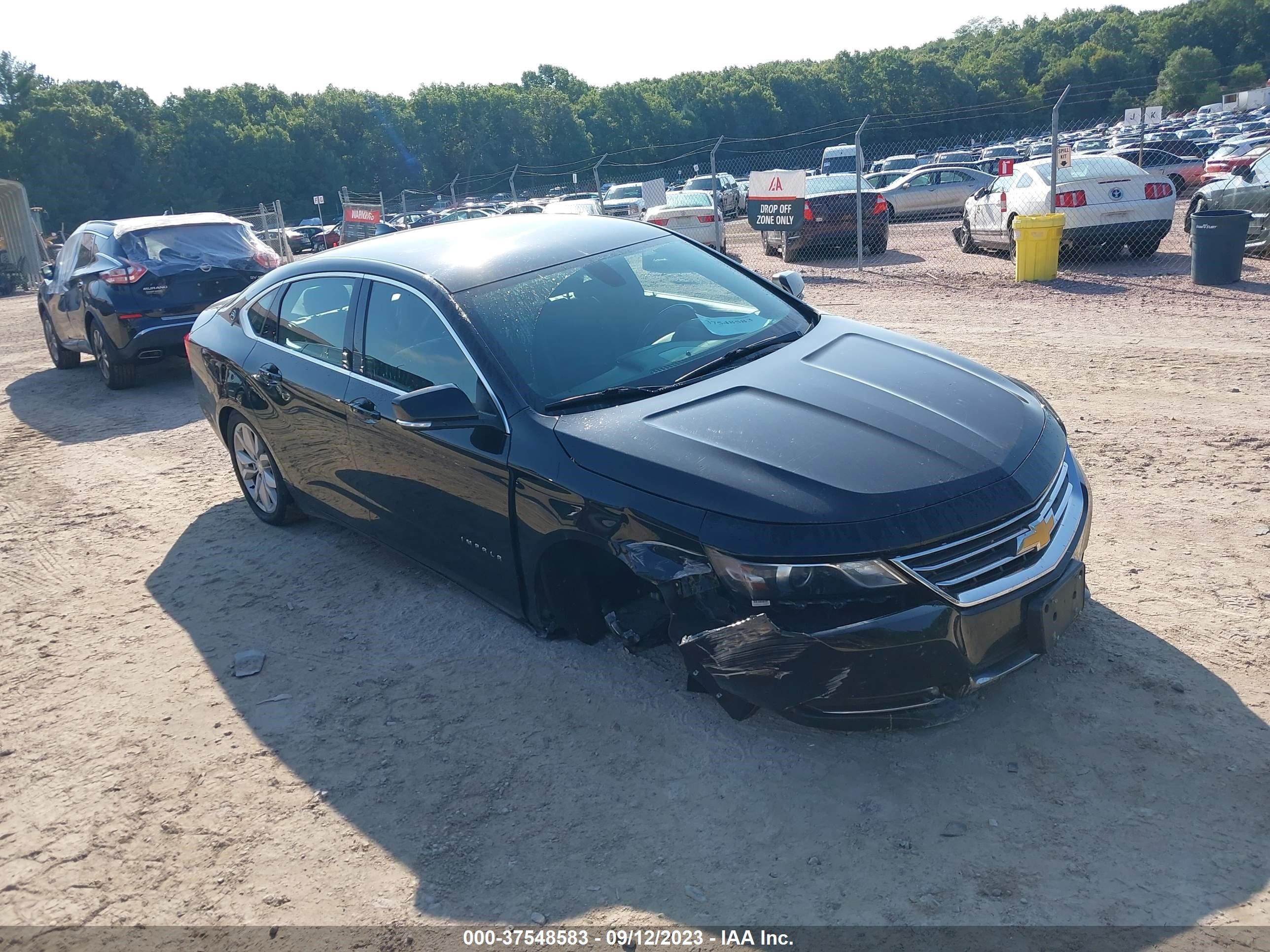 chevrolet impala 2018 2g1105s33j9109447