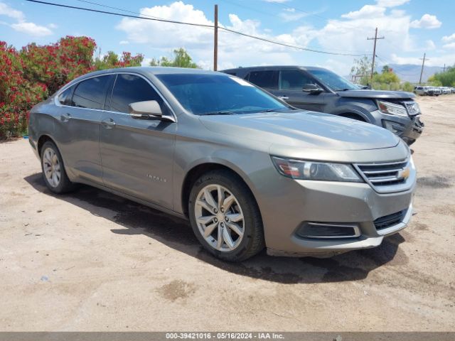 chevrolet impala 2017 2g1105s35h9162936