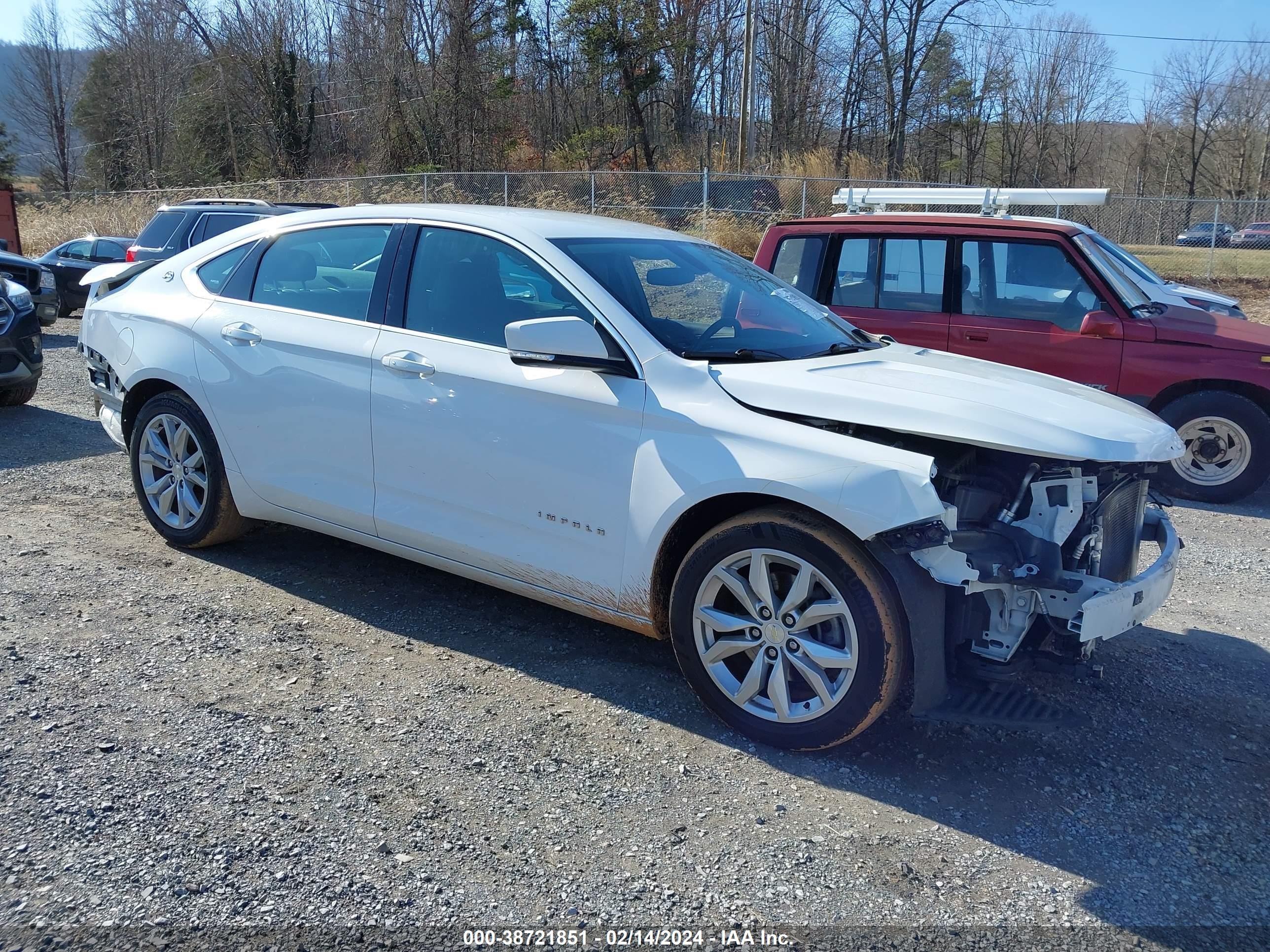 chevrolet impala 2018 2g1105s38j9165951