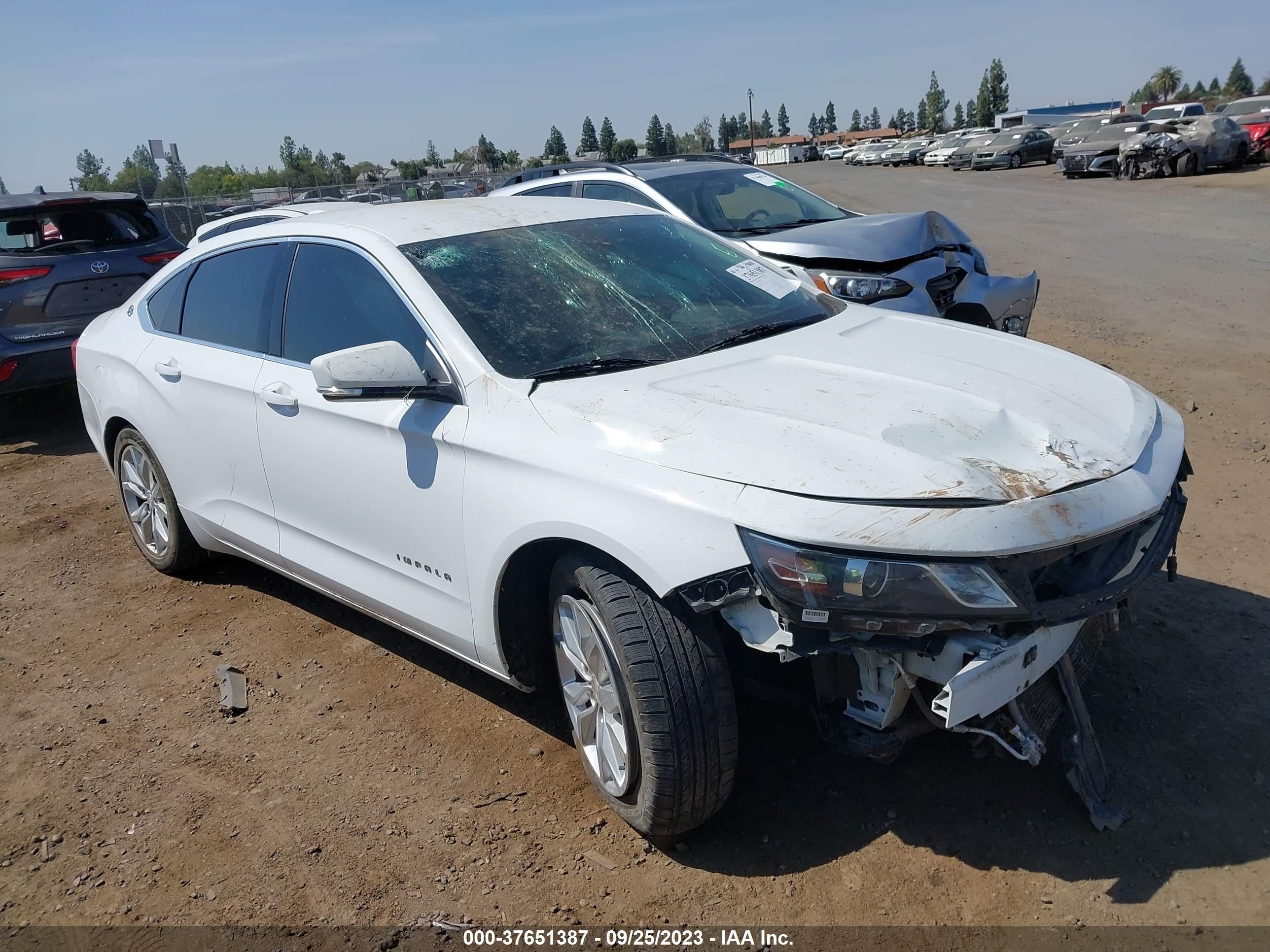 chevrolet impala 2017 2g1105s3xh9131665