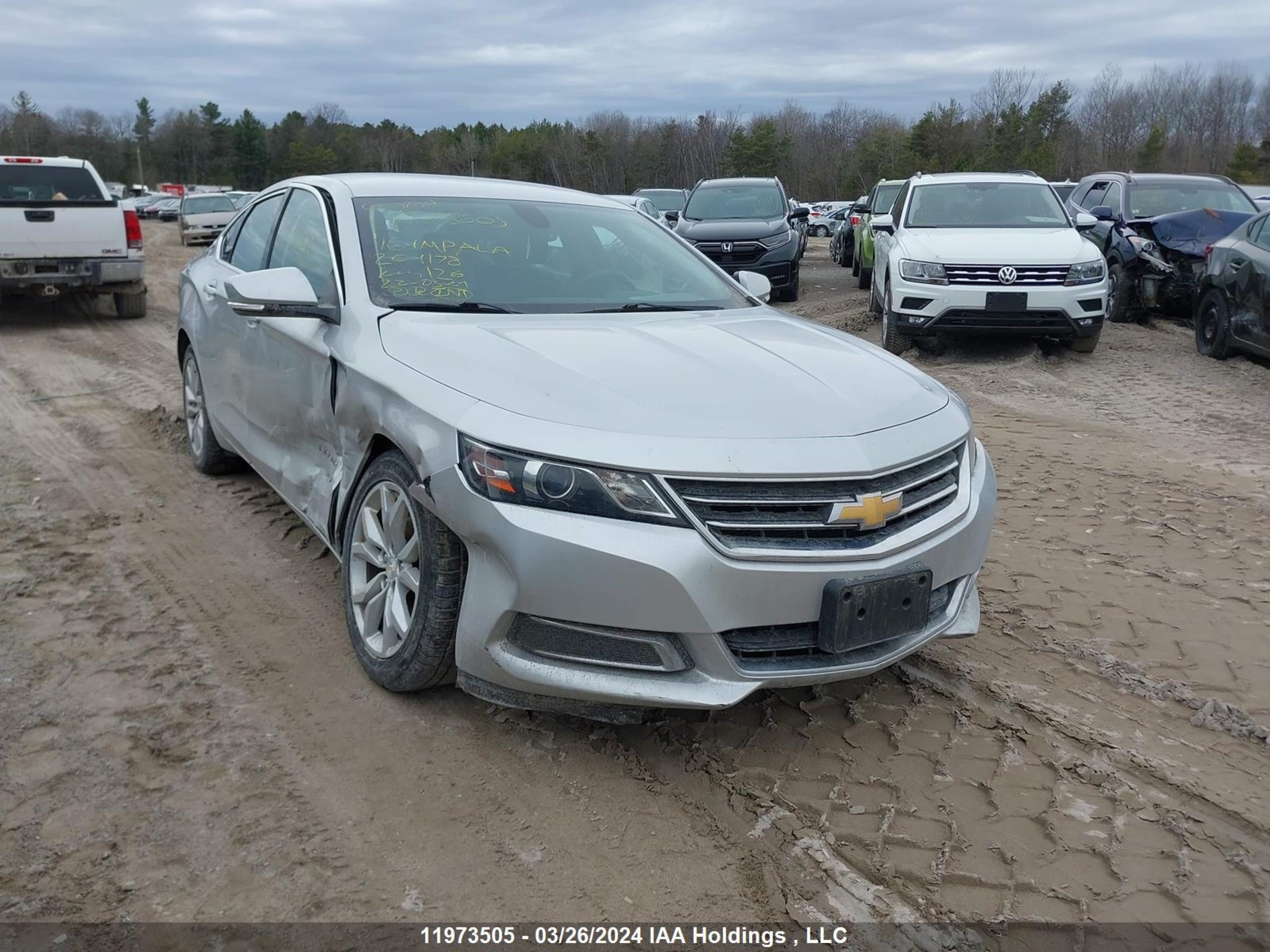 chevrolet impala 2016 2g1115s39g9204178