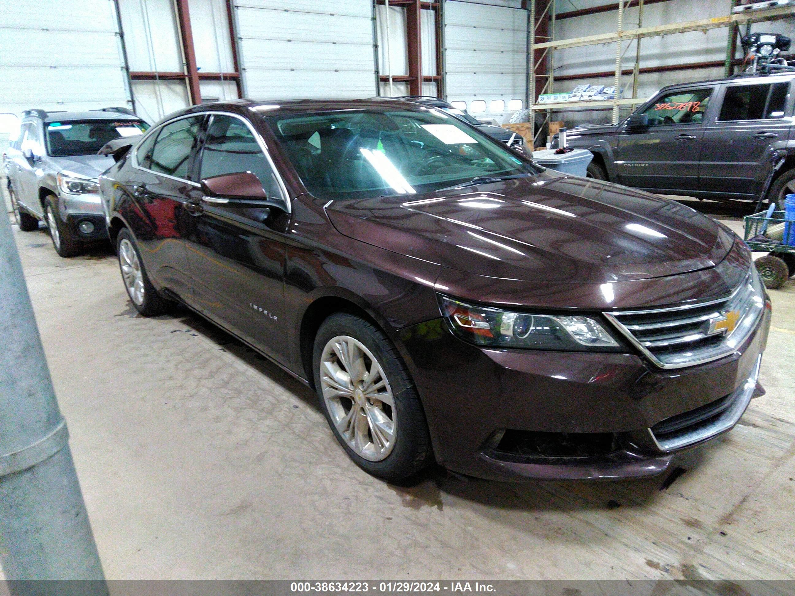 chevrolet impala 2015 2g1115sl5f9172330