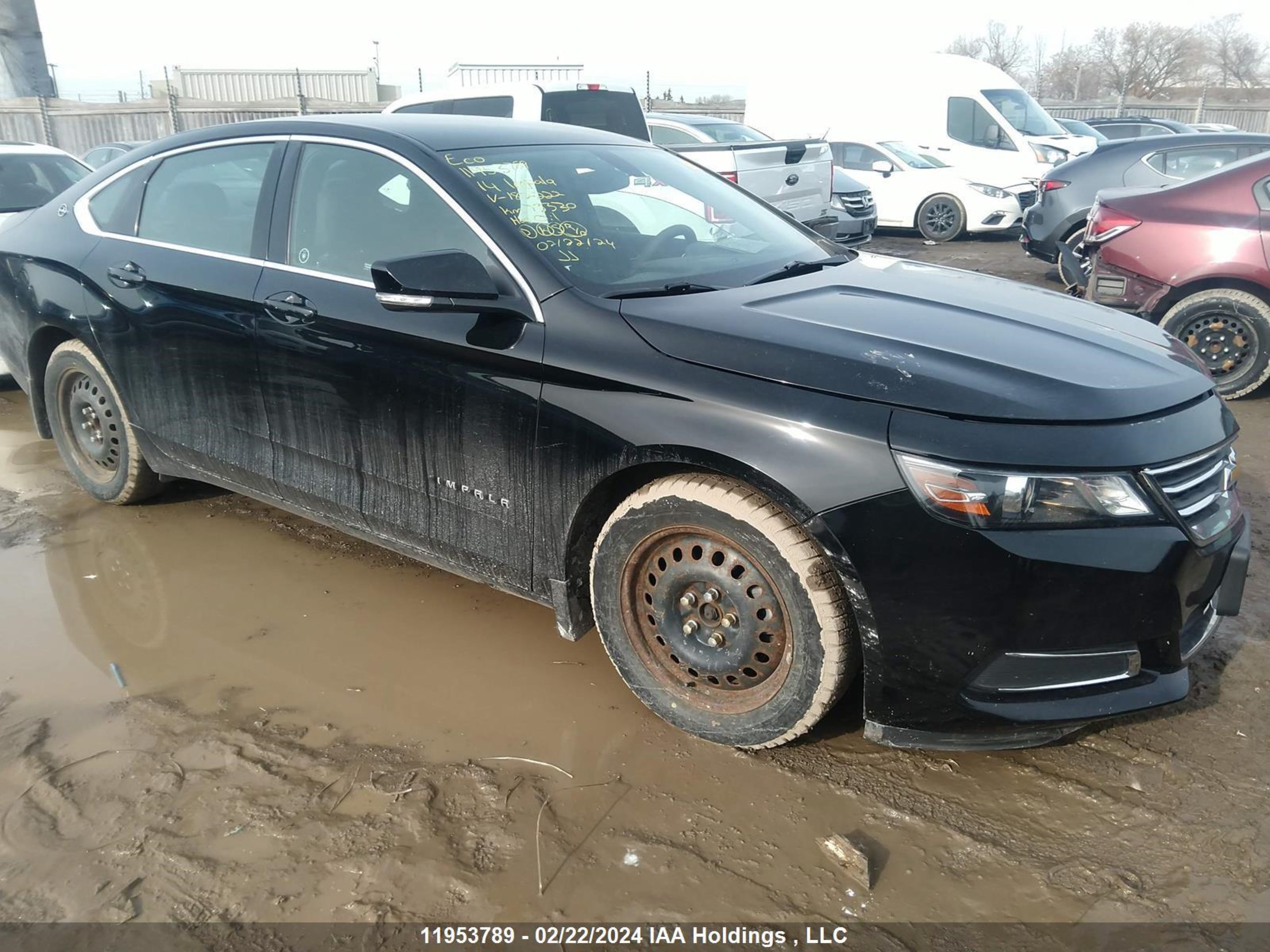 chevrolet impala 2014 2g1115slxe9182222