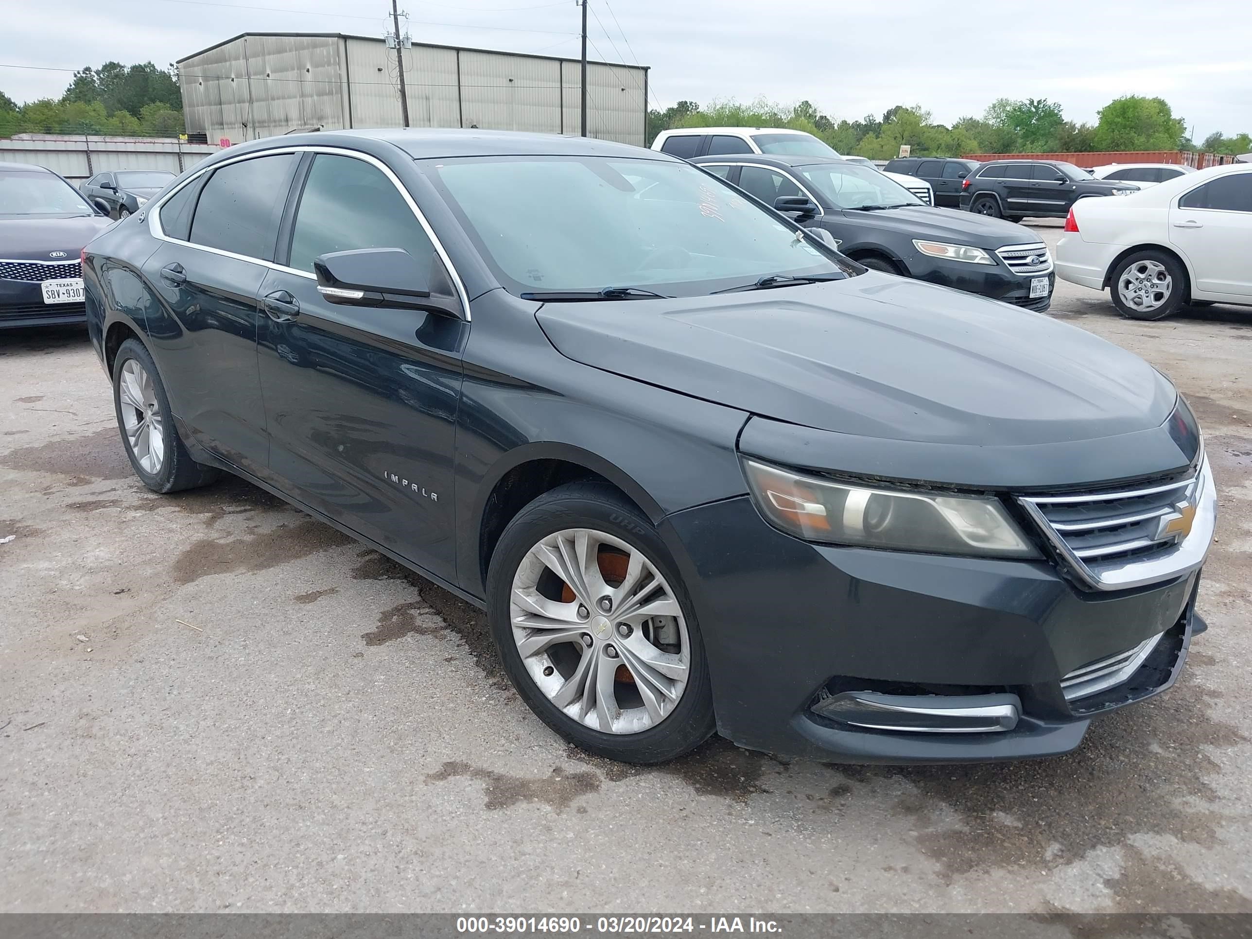 chevrolet impala 2015 2g1125s36f9205817