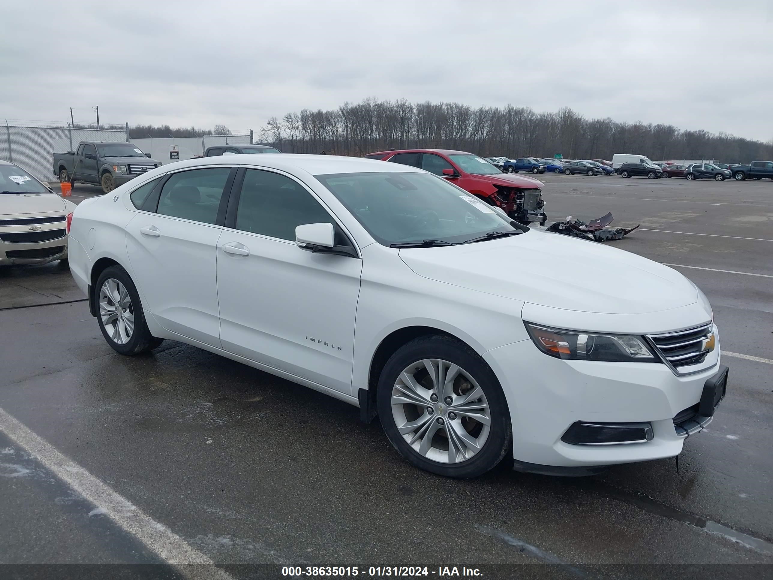 chevrolet impala 2015 2g1125s39f9117070