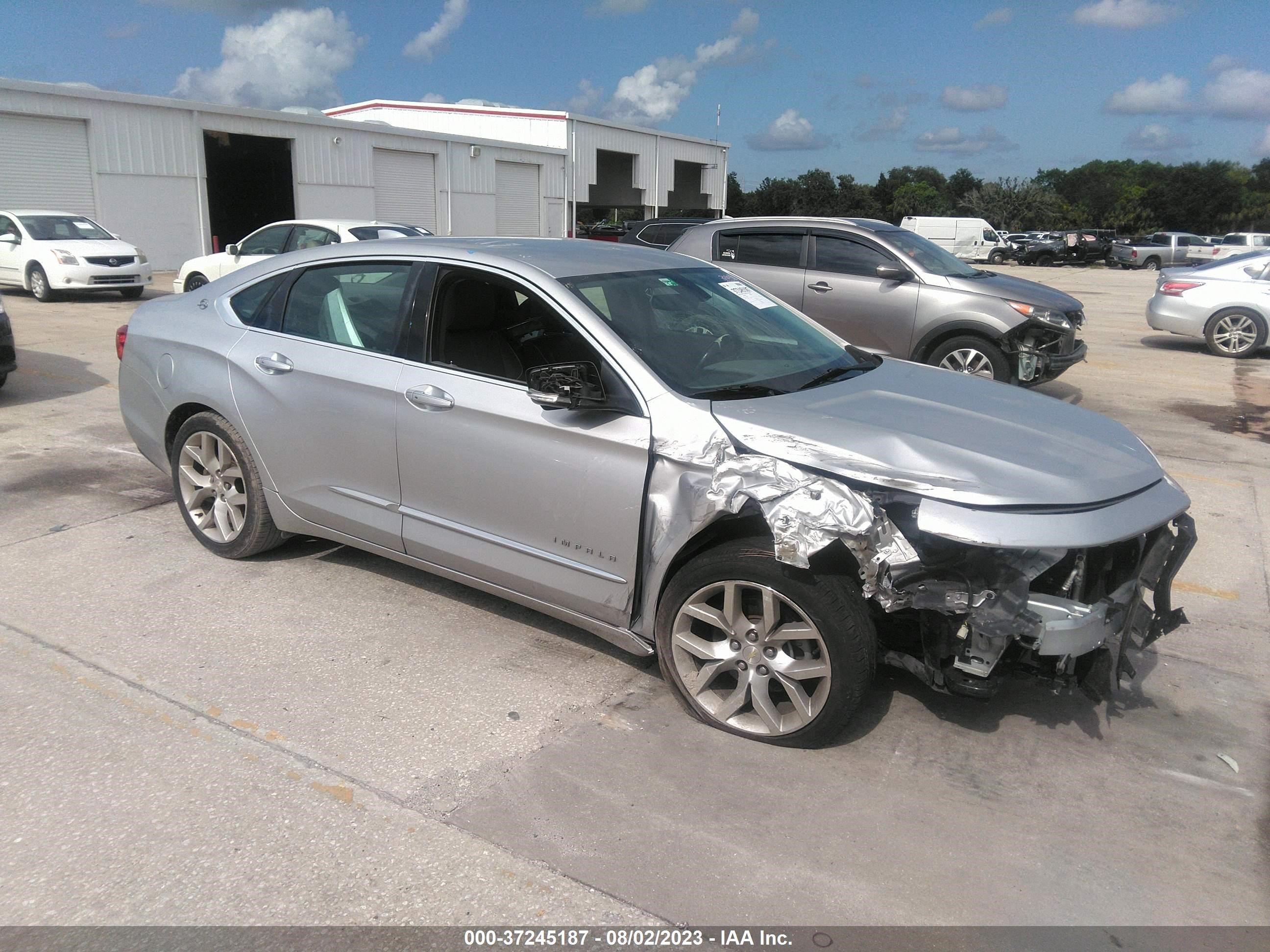 chevrolet impala 2018 2g1125s39j9168450