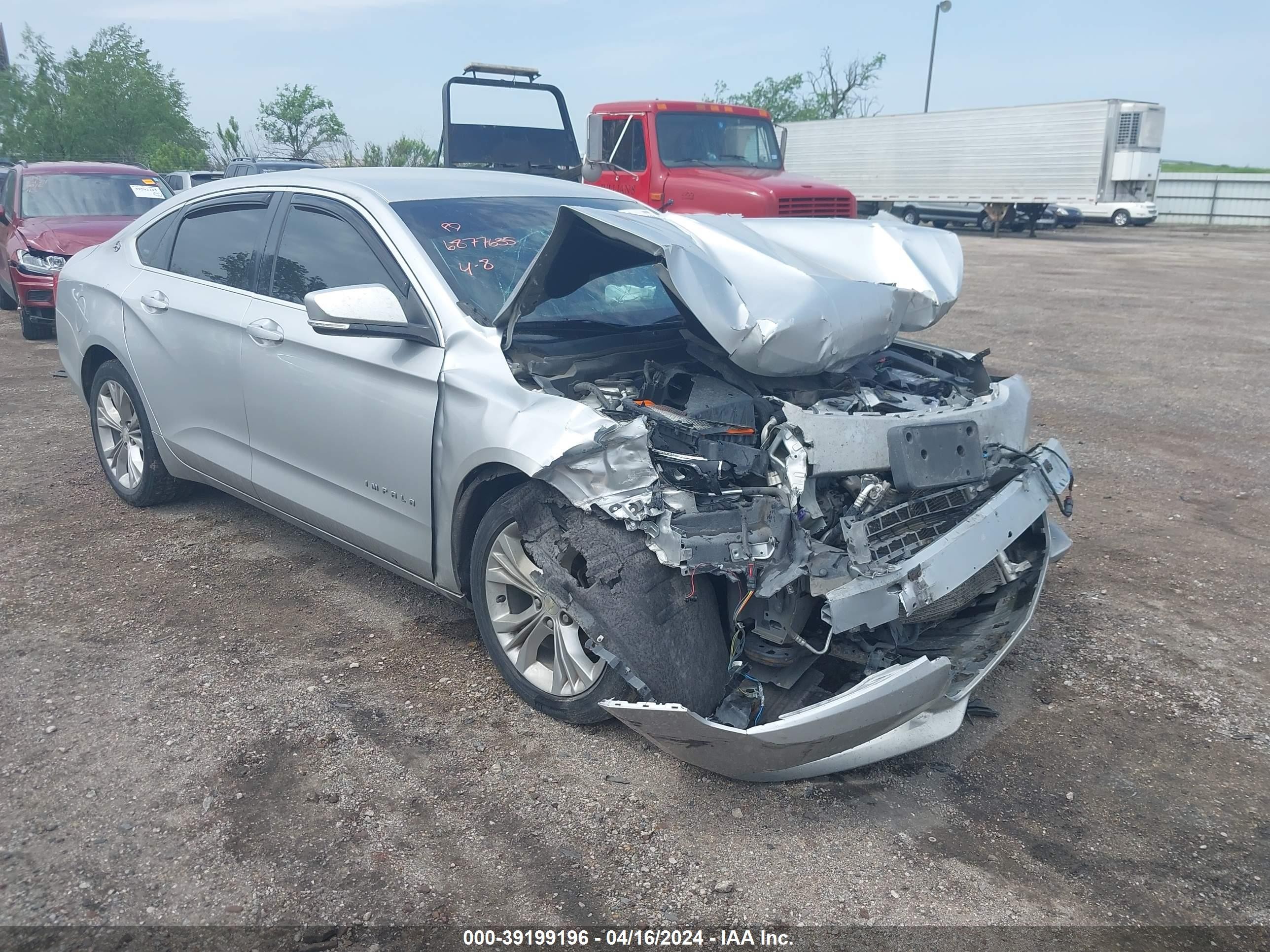 chevrolet impala 2015 2g1125s3xf9258925