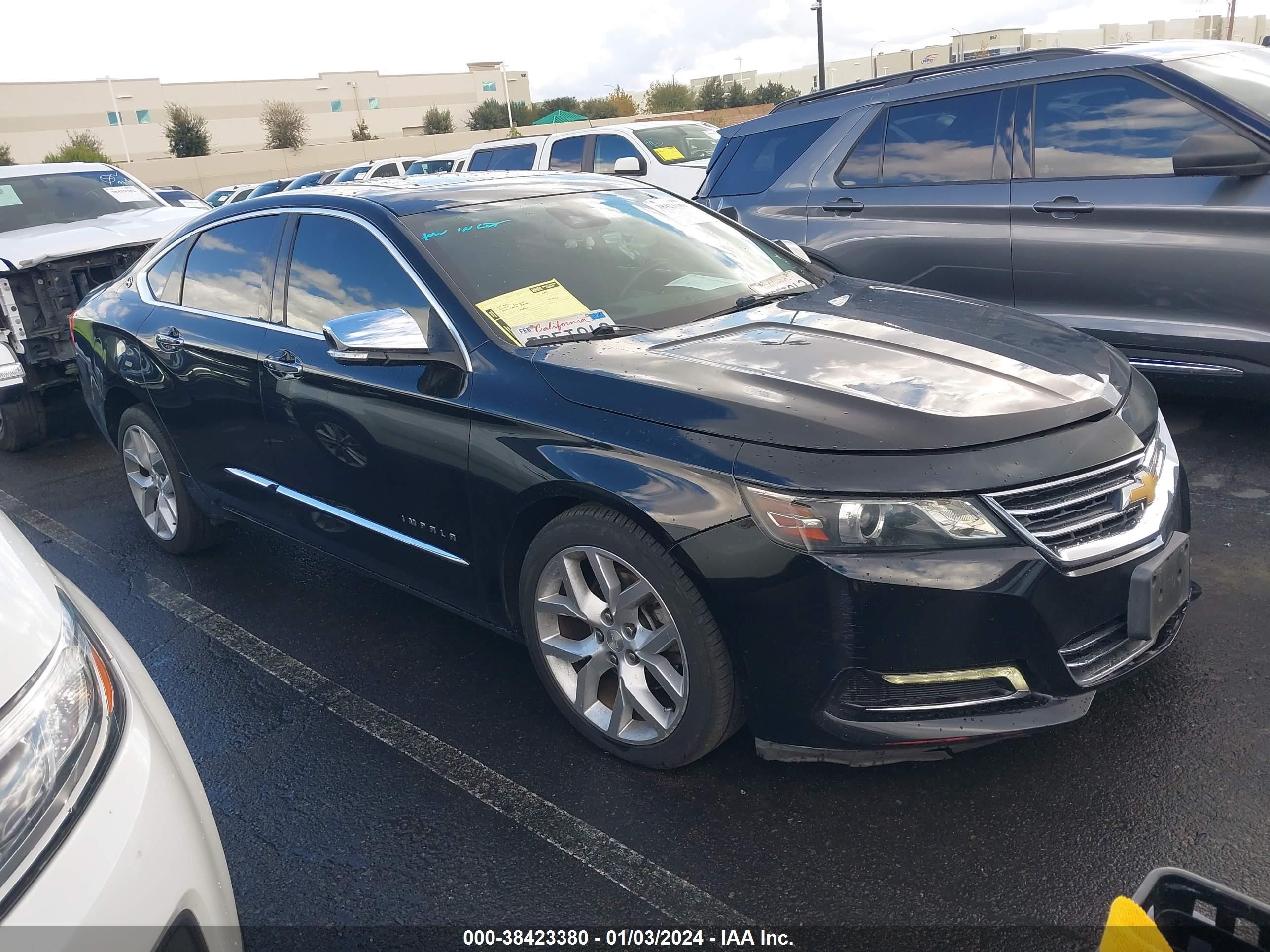 chevrolet impala 2016 2g1145s31g9136417