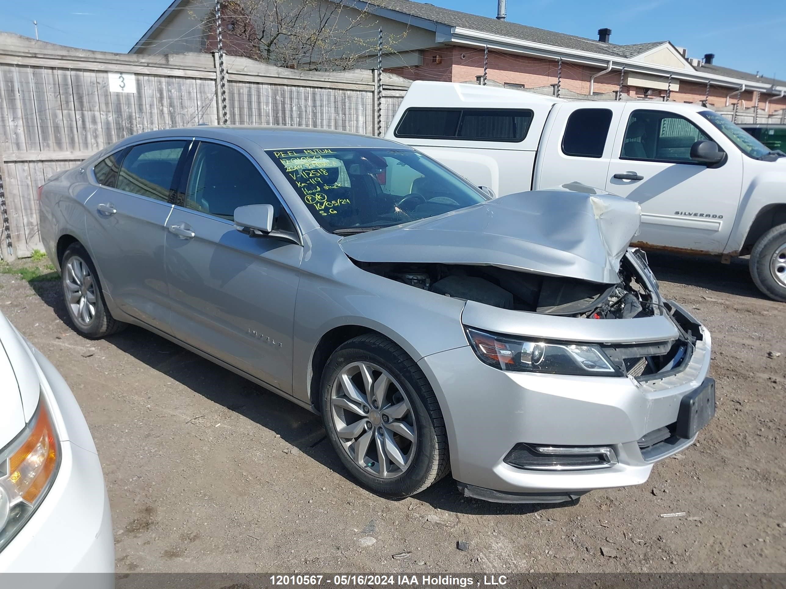 chevrolet impala 2019 2g11z5s35k9112518