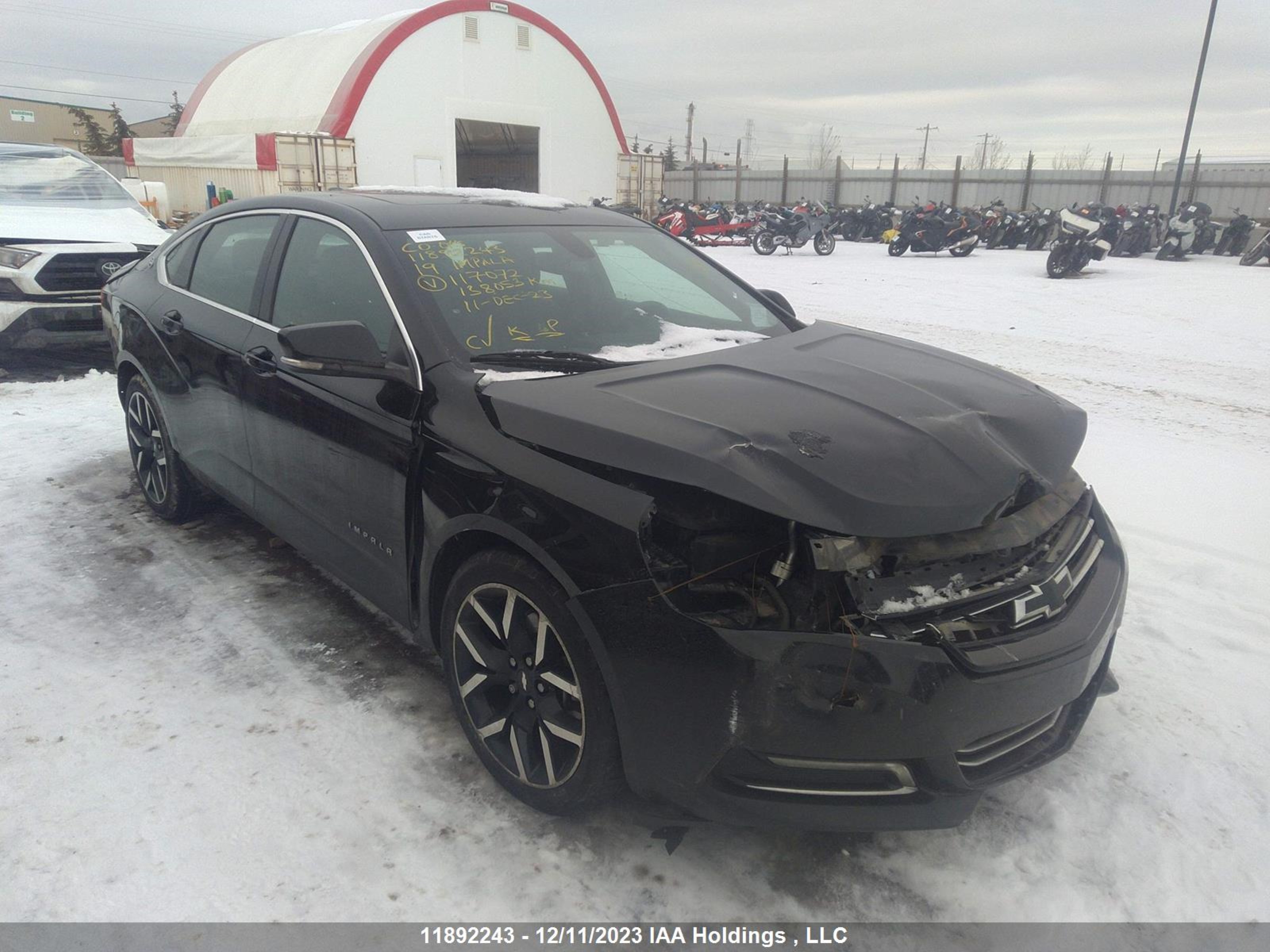 chevrolet impala 2019 2g11z5s35k9117072