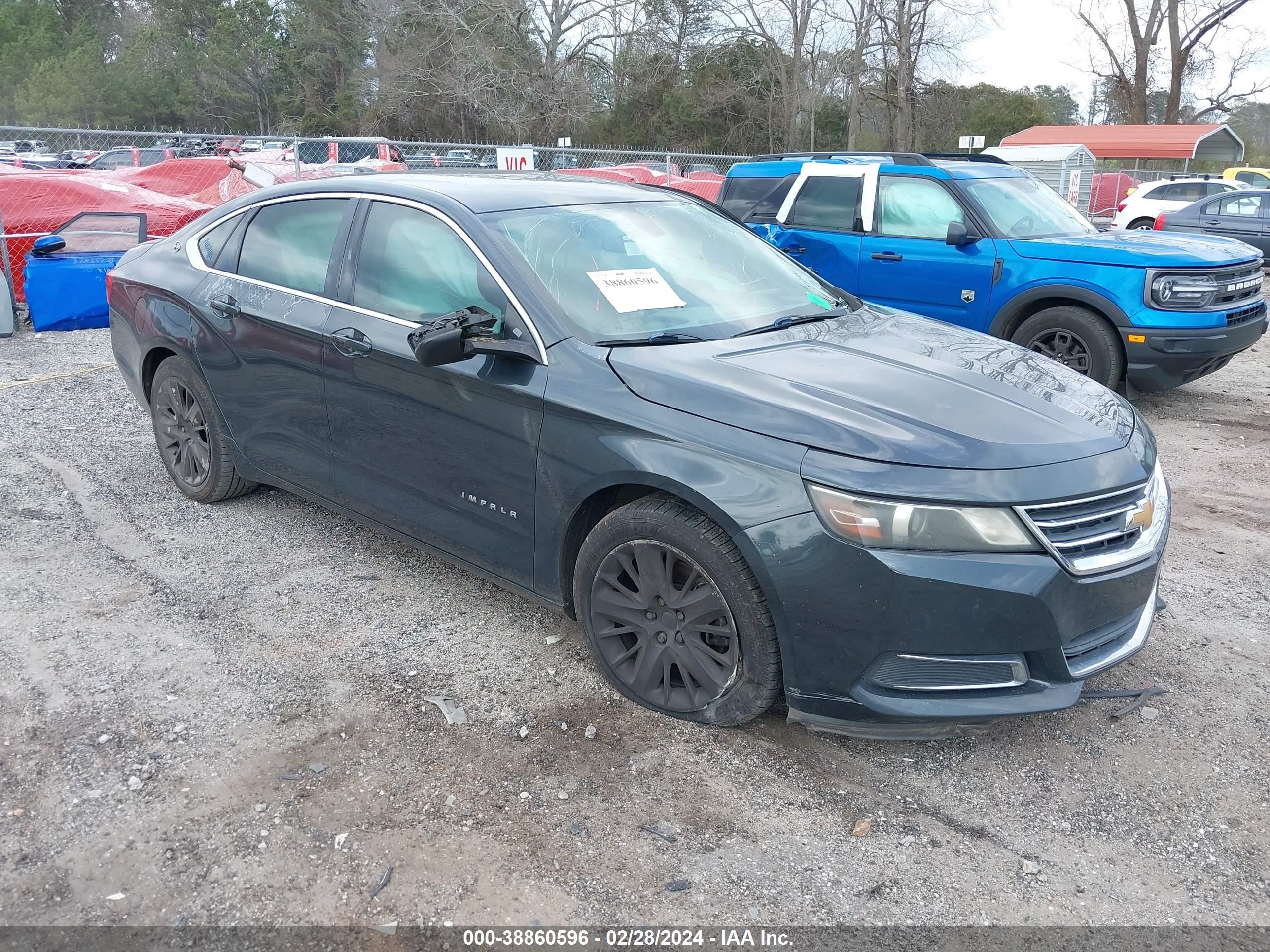 chevrolet impala 2015 2g11z5sl8f9153392