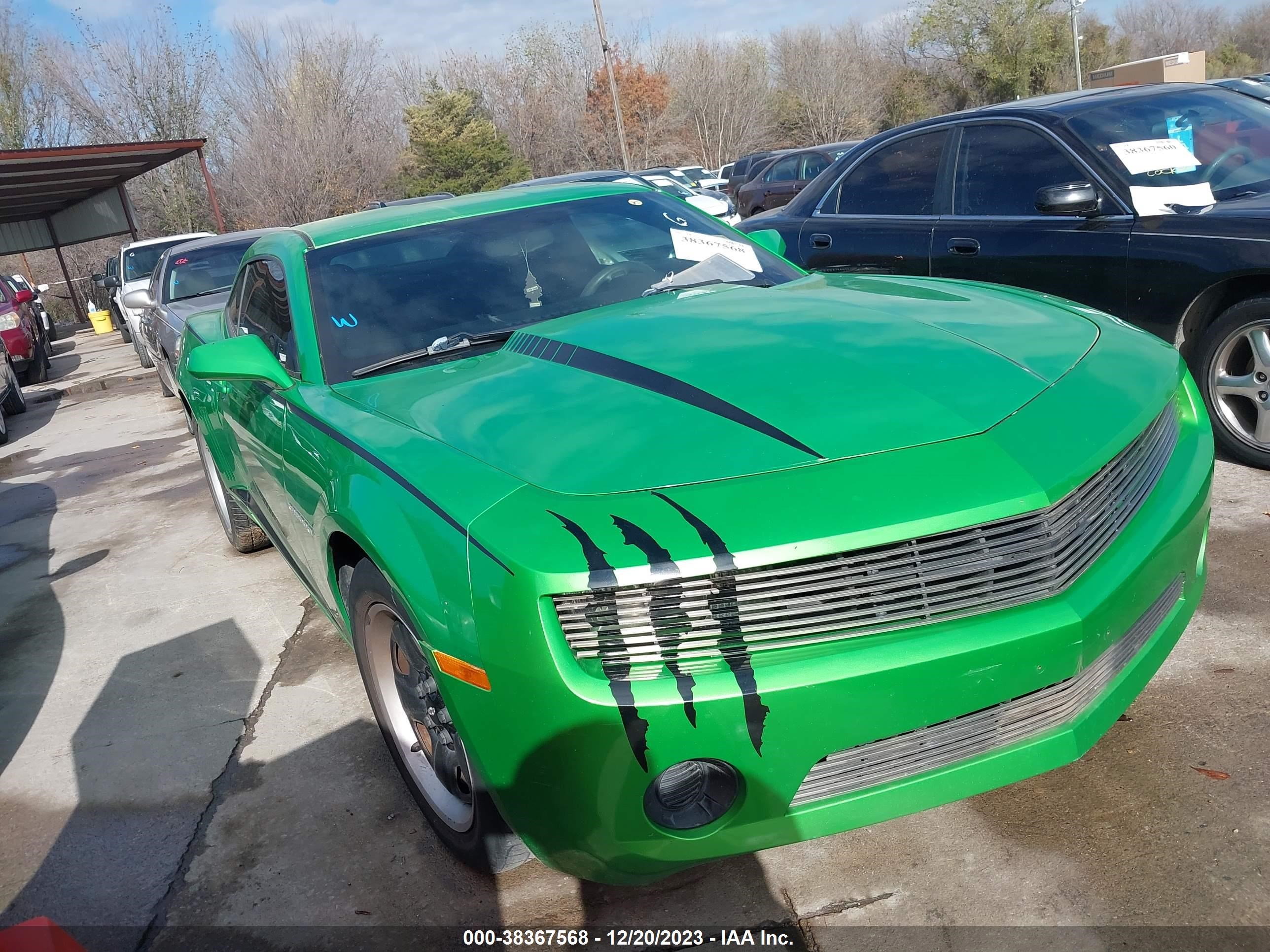 chevrolet camaro 2011 2g1fa1ed1b9165551