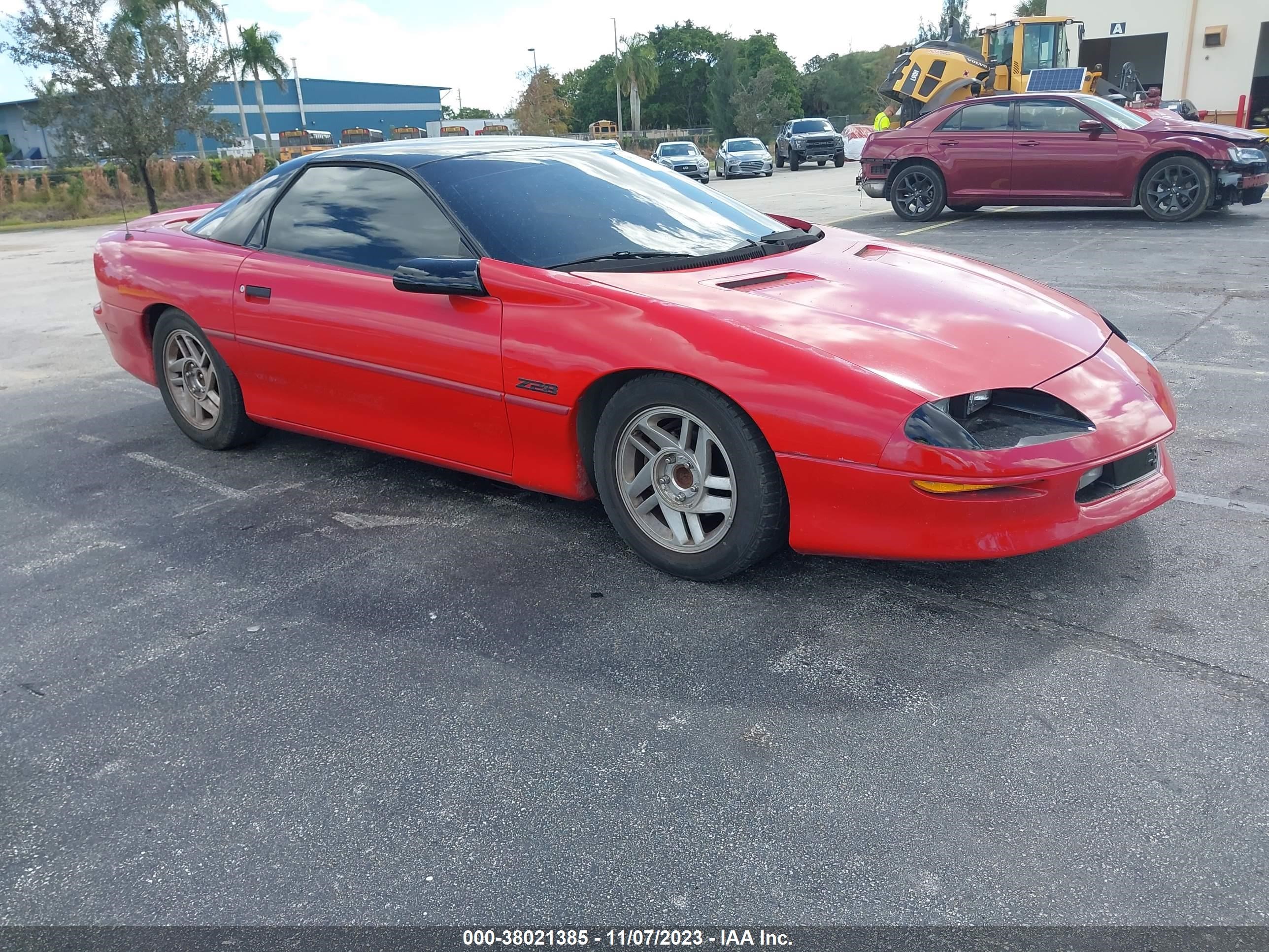 chevrolet camaro 1995 2g1fp22p6s2205764