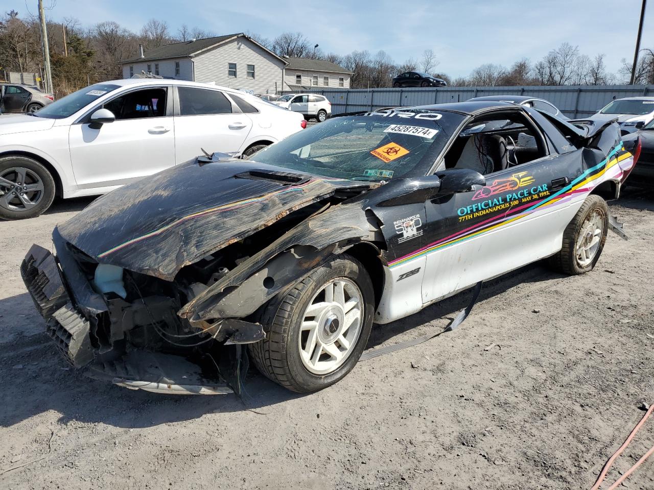 chevrolet camaro 1993 2g1fp22p8p2105351