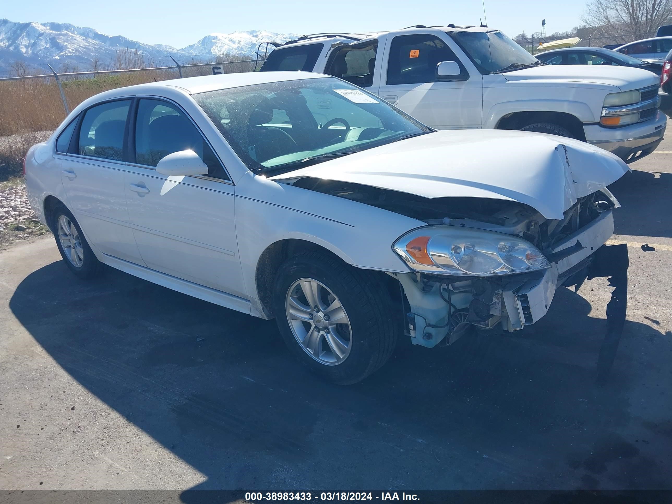 chevrolet impala 2012 2g1wa5e38c1149166