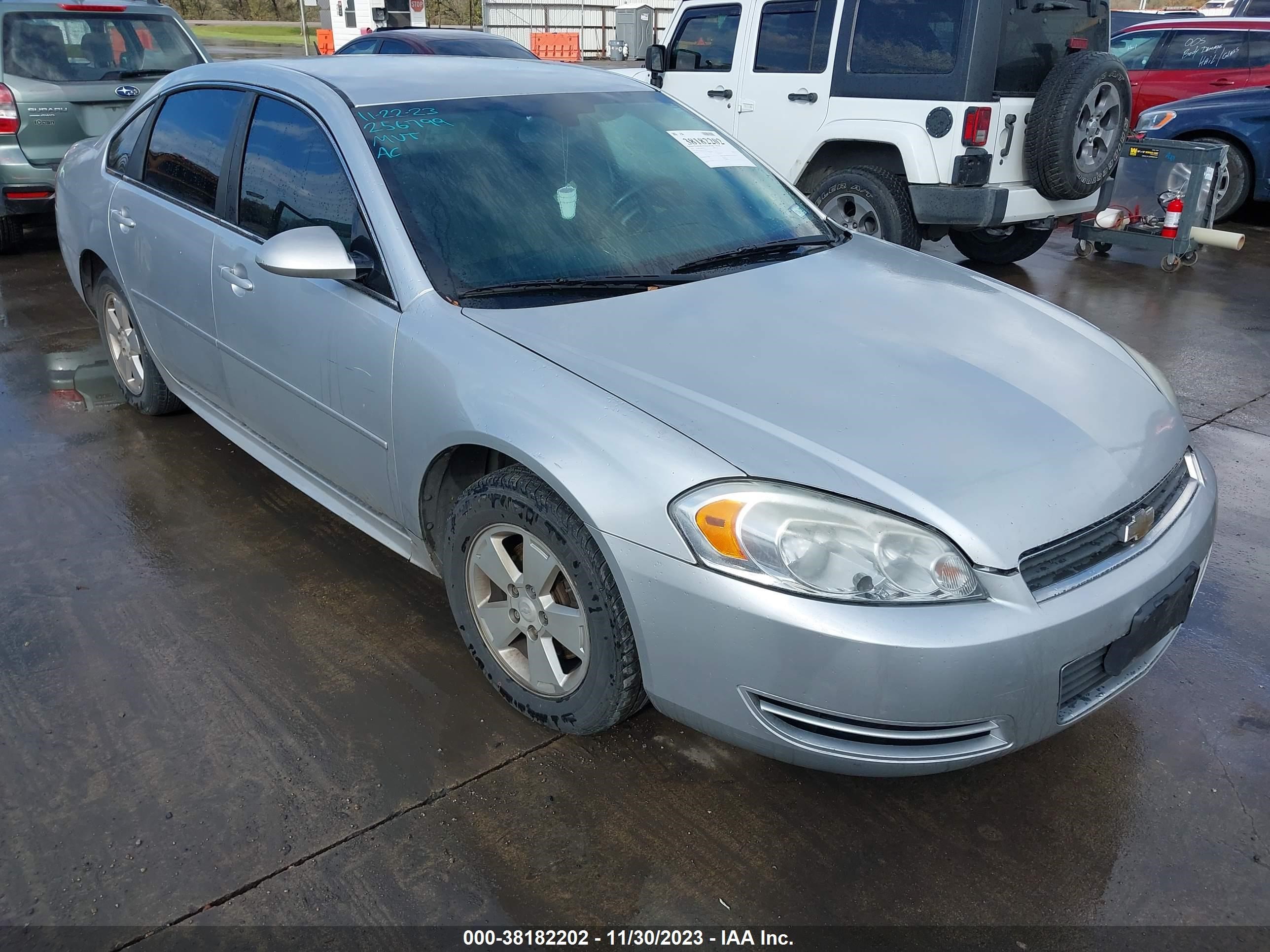 chevrolet impala 2010 2g1wa5ek6a1256799