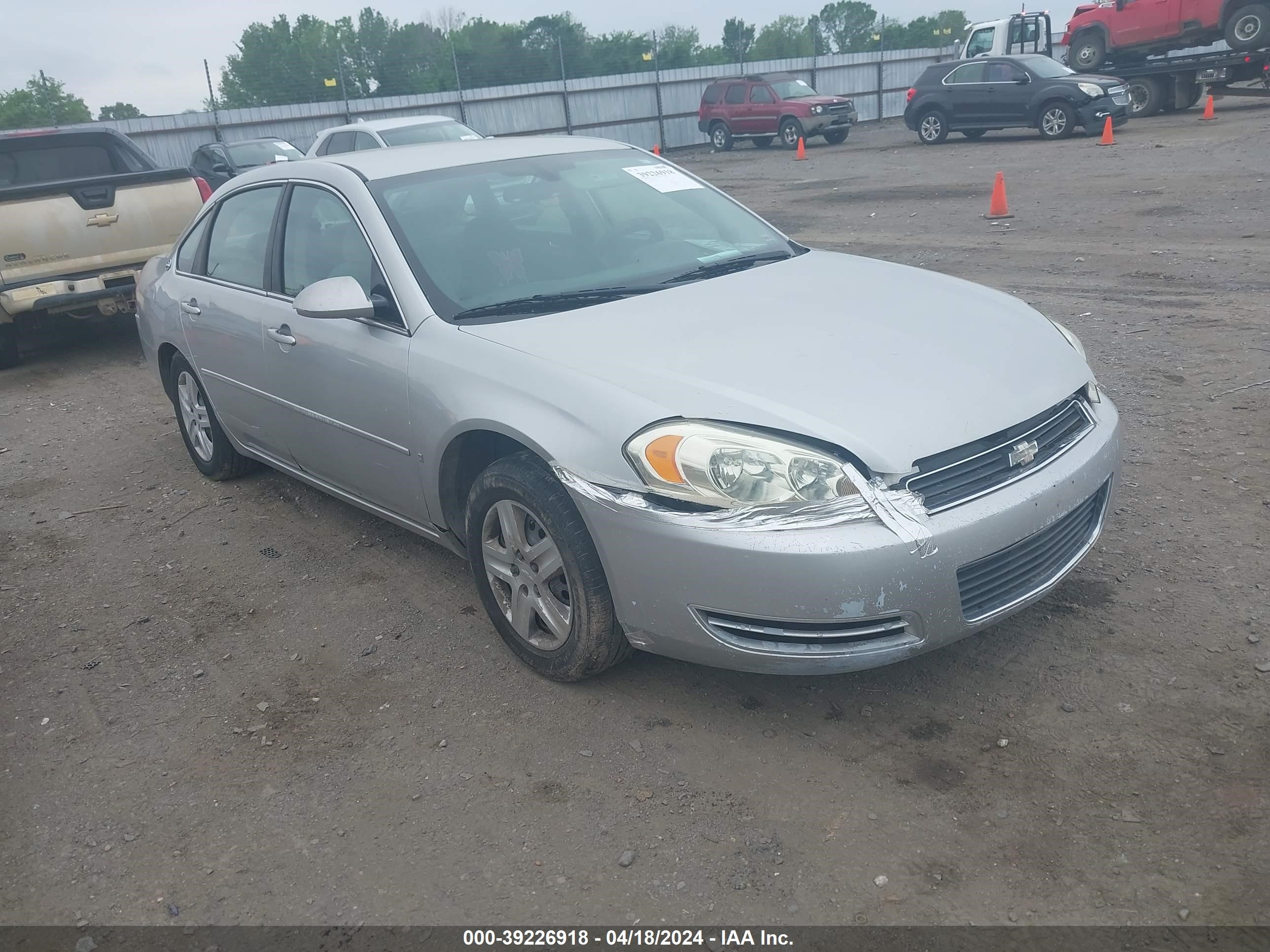 chevrolet impala 2006 2g1wb55k069154193