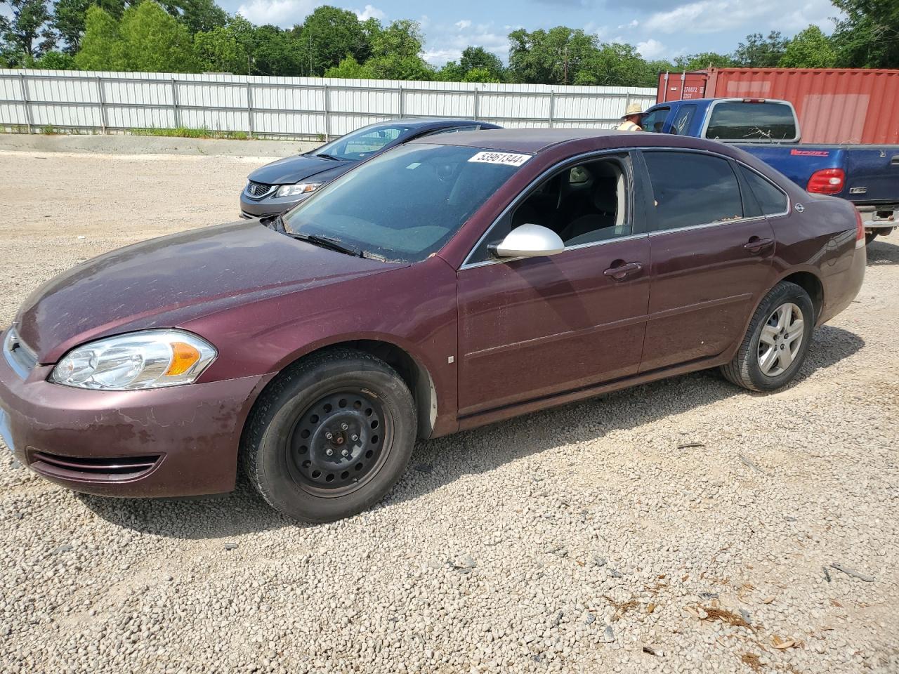 chevrolet impala 2007 2g1wb55k179287241