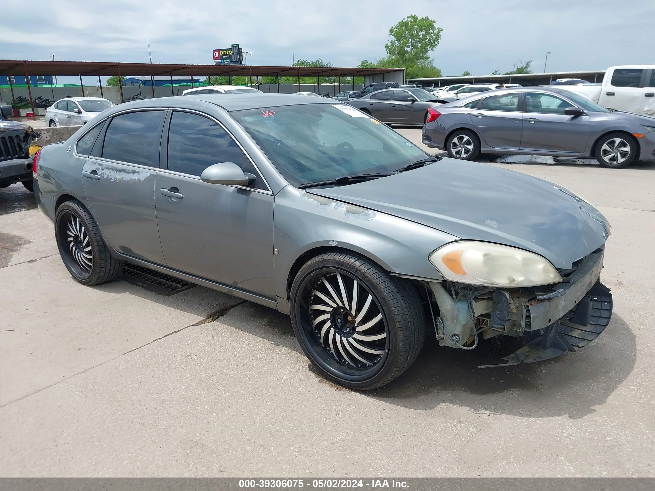 chevrolet impala 2008 2g1wb55k181292391