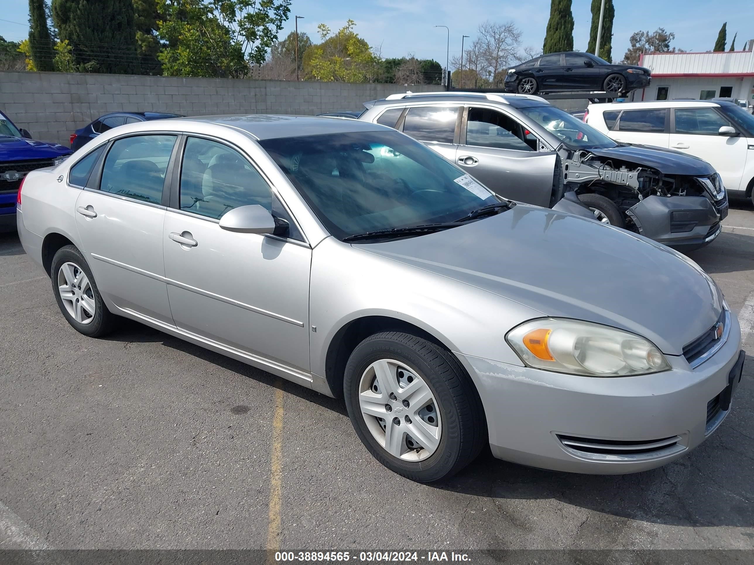 chevrolet impala 2007 2g1wb55k479133932