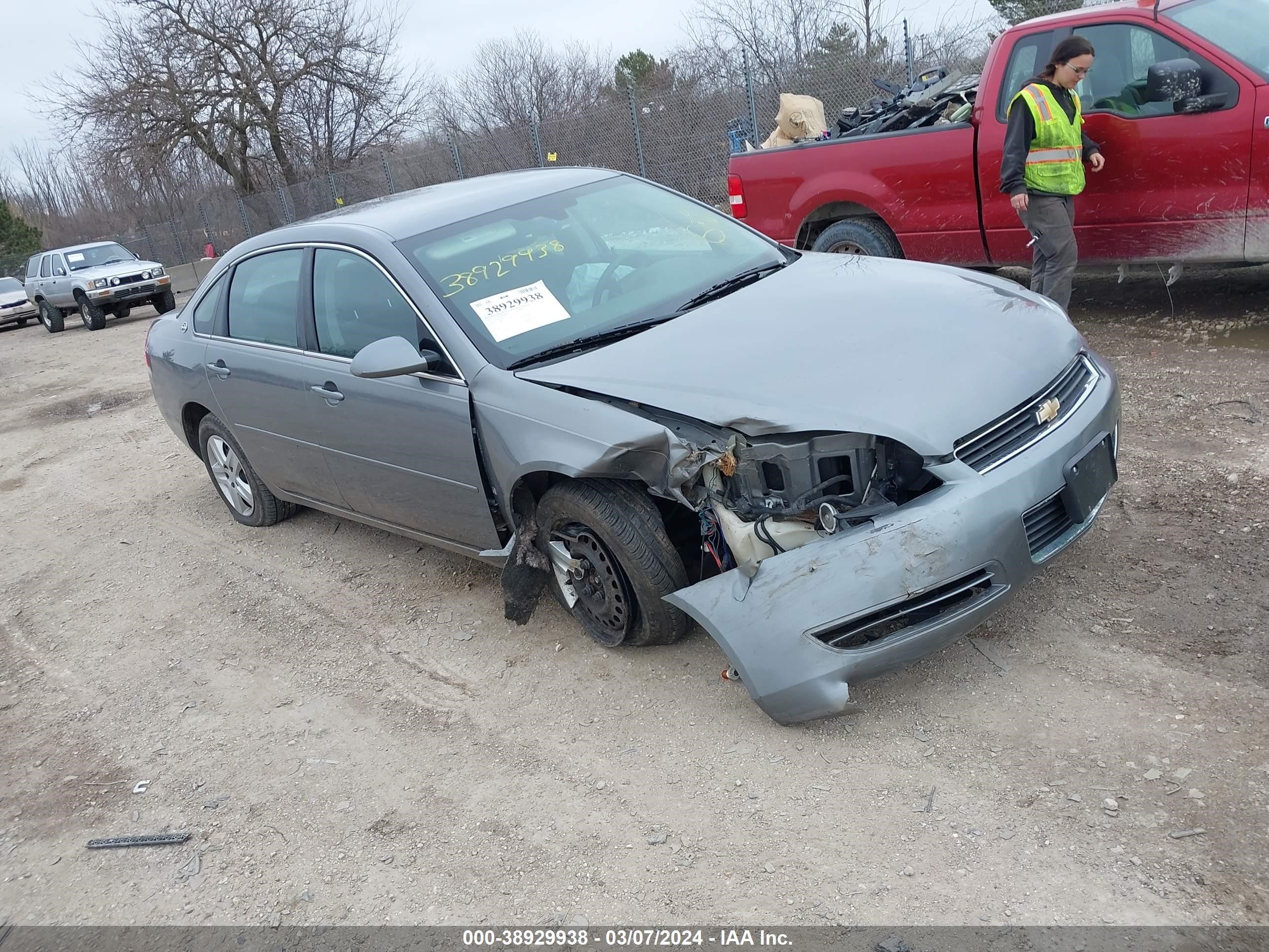 chevrolet impala 2007 2g1wb55k579150013