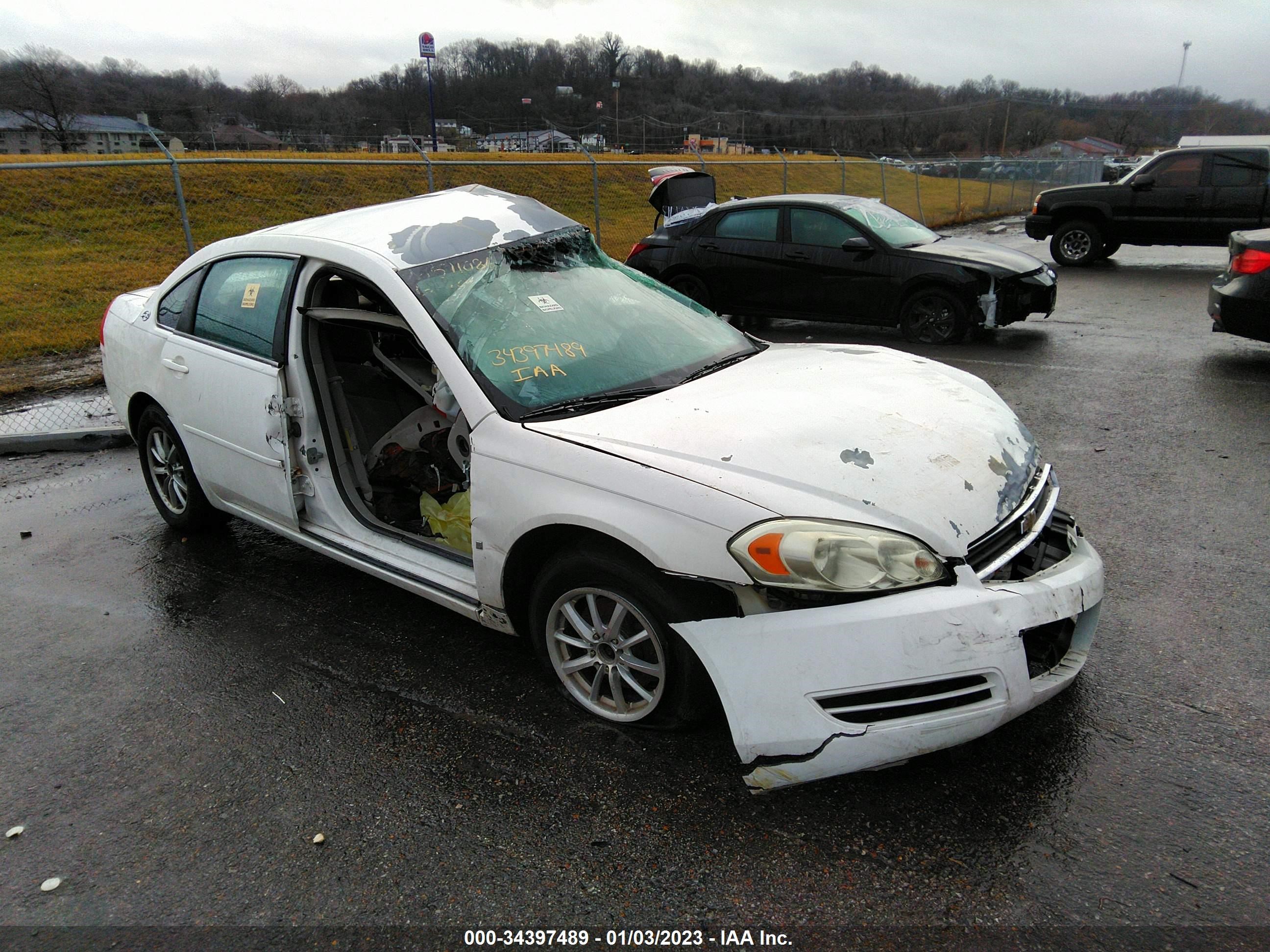 chevrolet impala 2006 2g1wb55k669261099