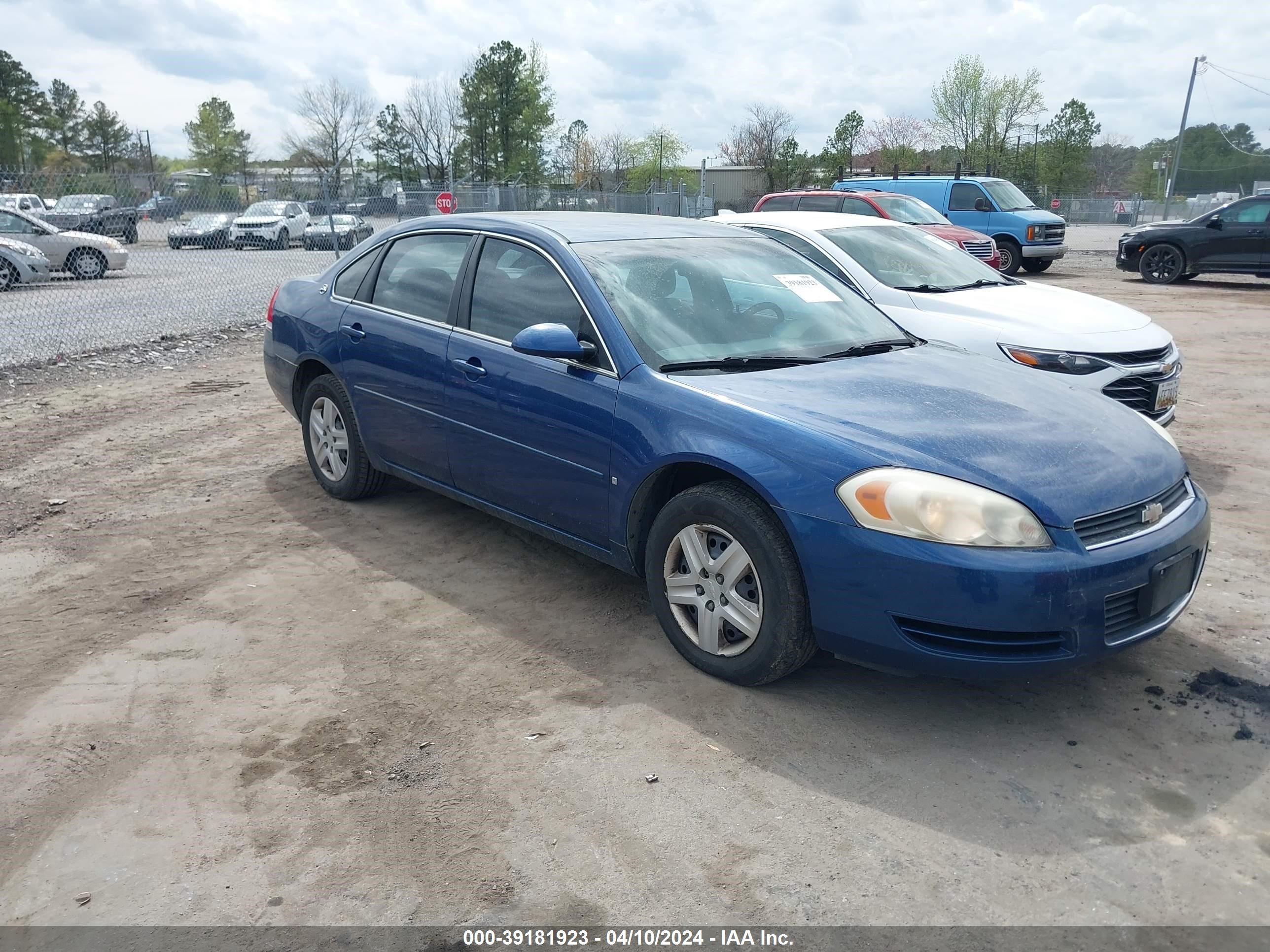 chevrolet impala 2006 2g1wb55k969109883