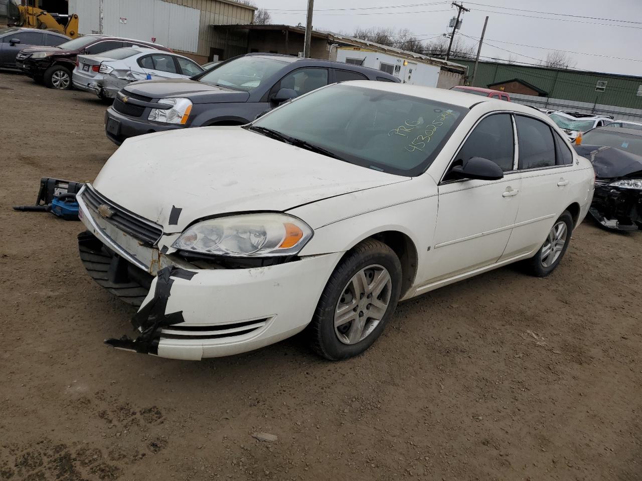 chevrolet impala 2007 2g1wb55kx79190832