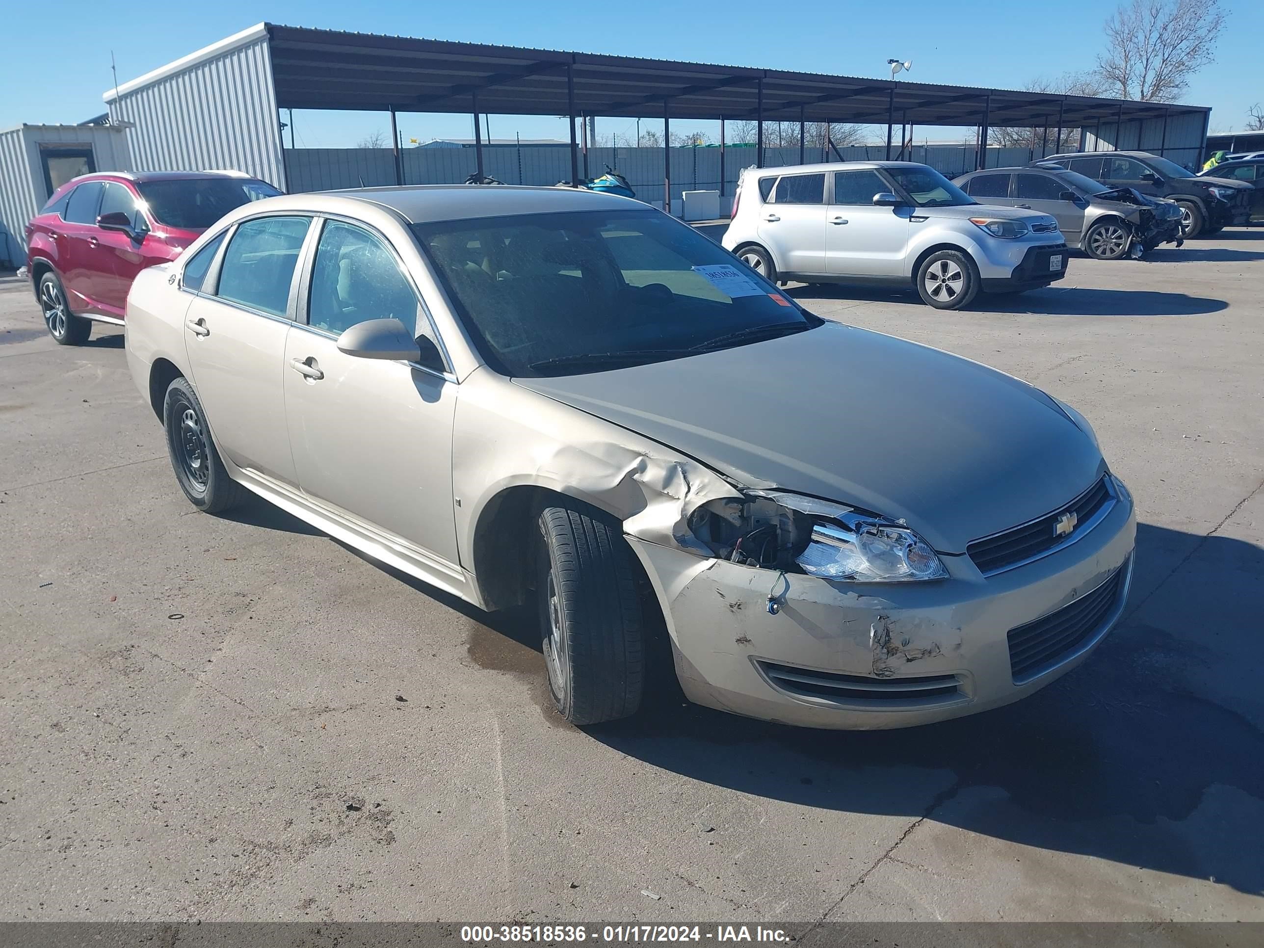 chevrolet impala 2009 2g1wb57k491197628