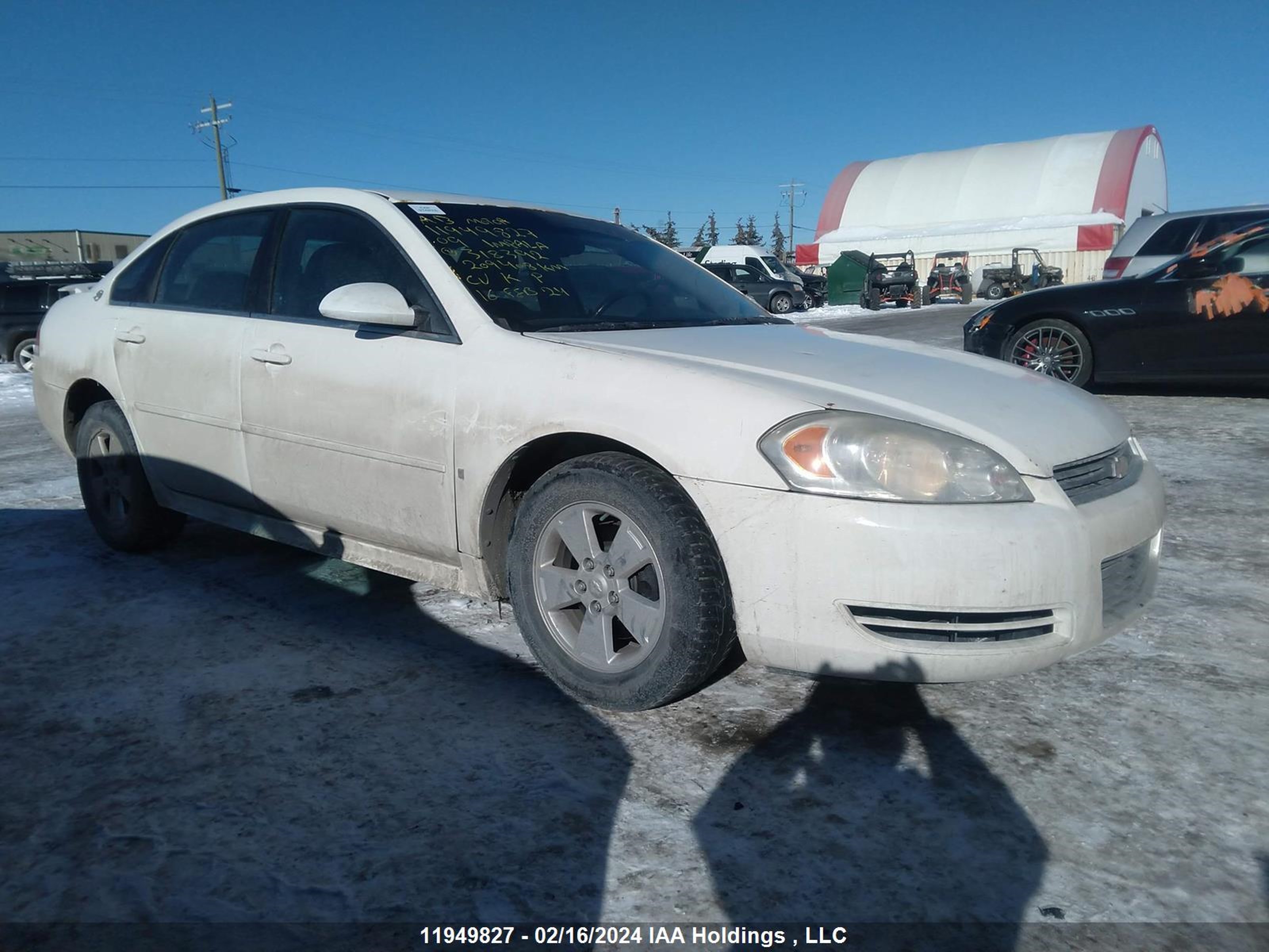 chevrolet impala 2009 2g1wb57k591318392