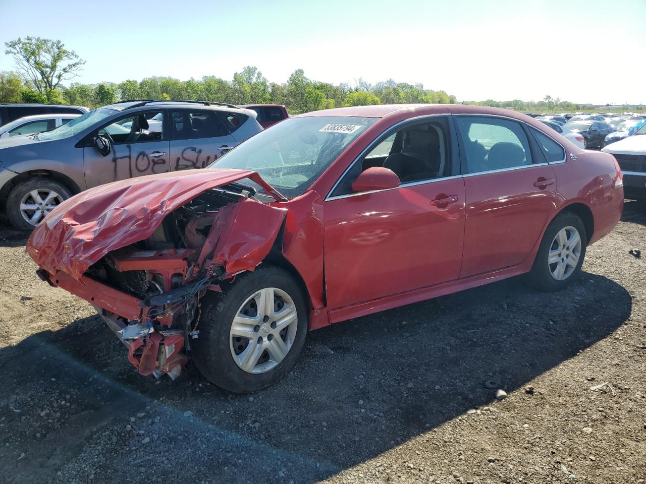 chevrolet impala 2009 2g1wb57k891226287