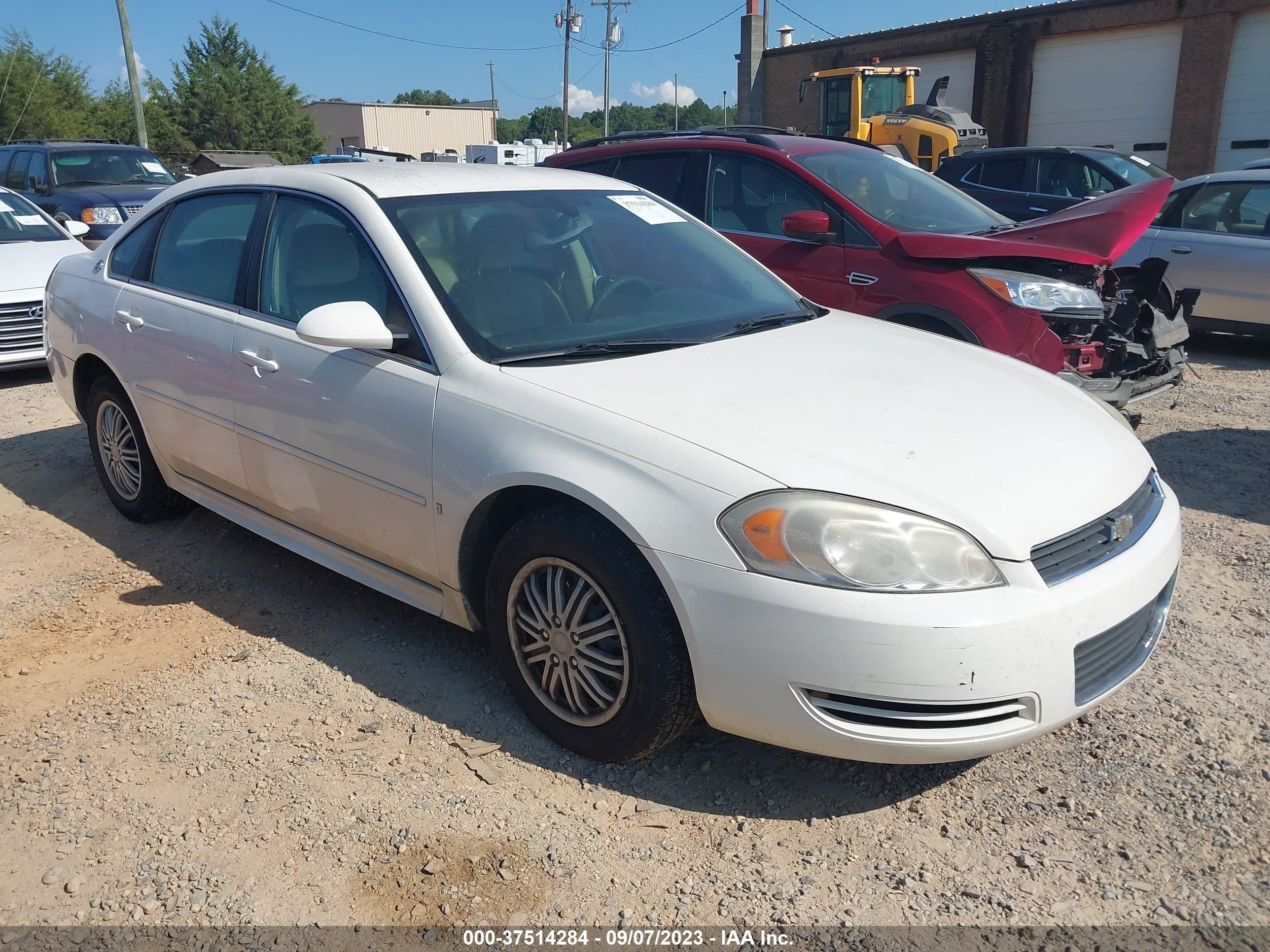 chevrolet impala 2009 2g1wb57k891263680