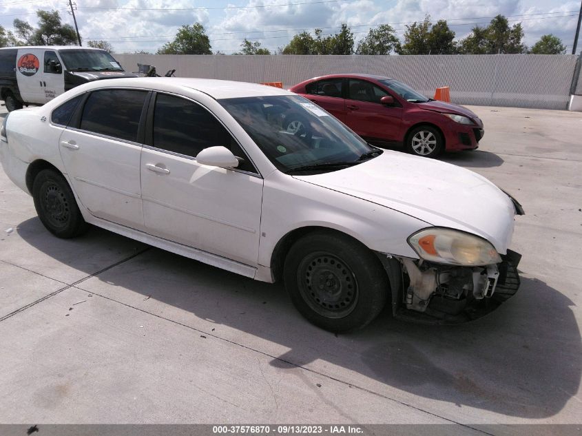 chevrolet impala 2009 2g1wb57kx91111495