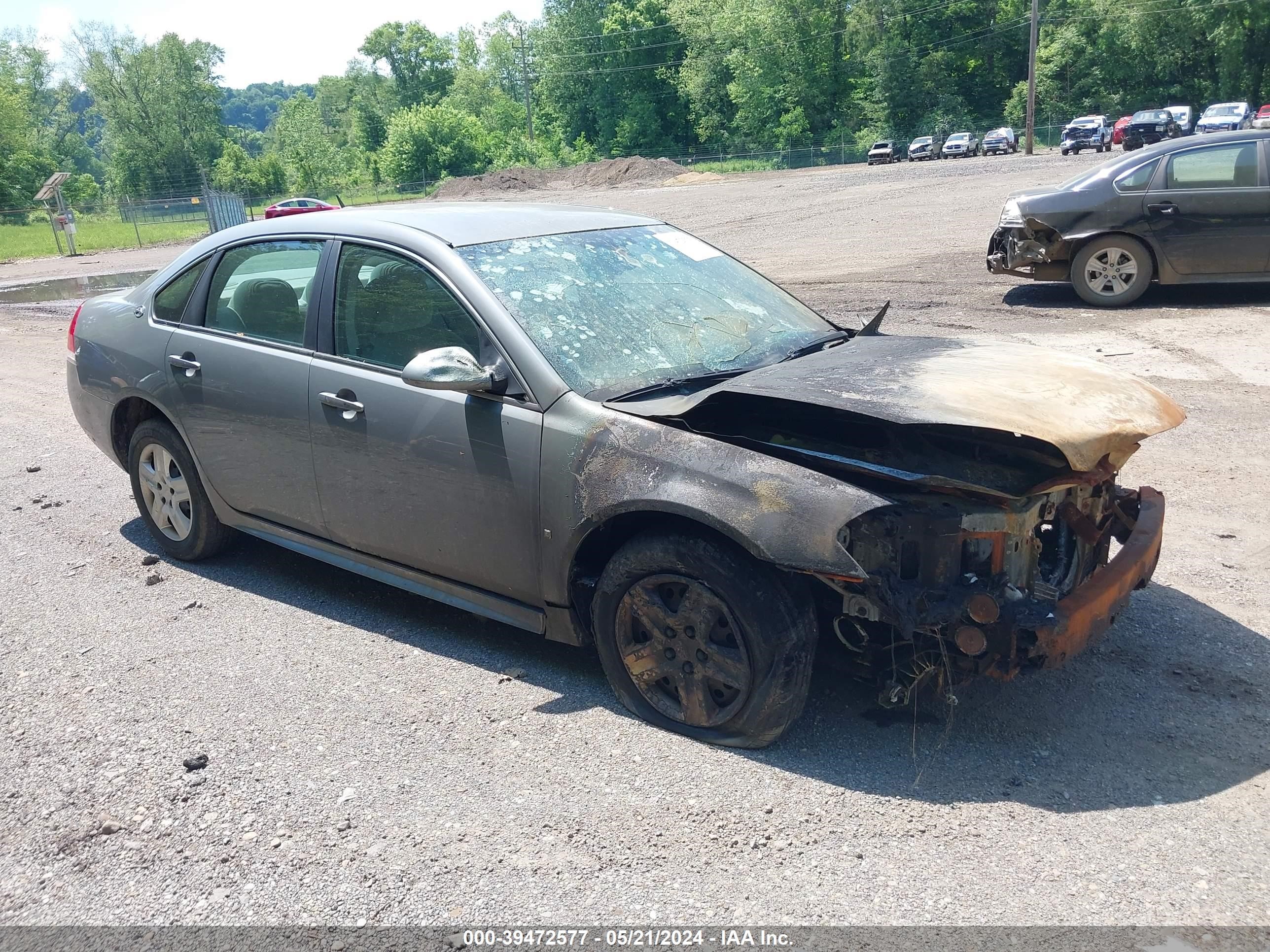 chevrolet impala 2009 2g1wb57kx91254334