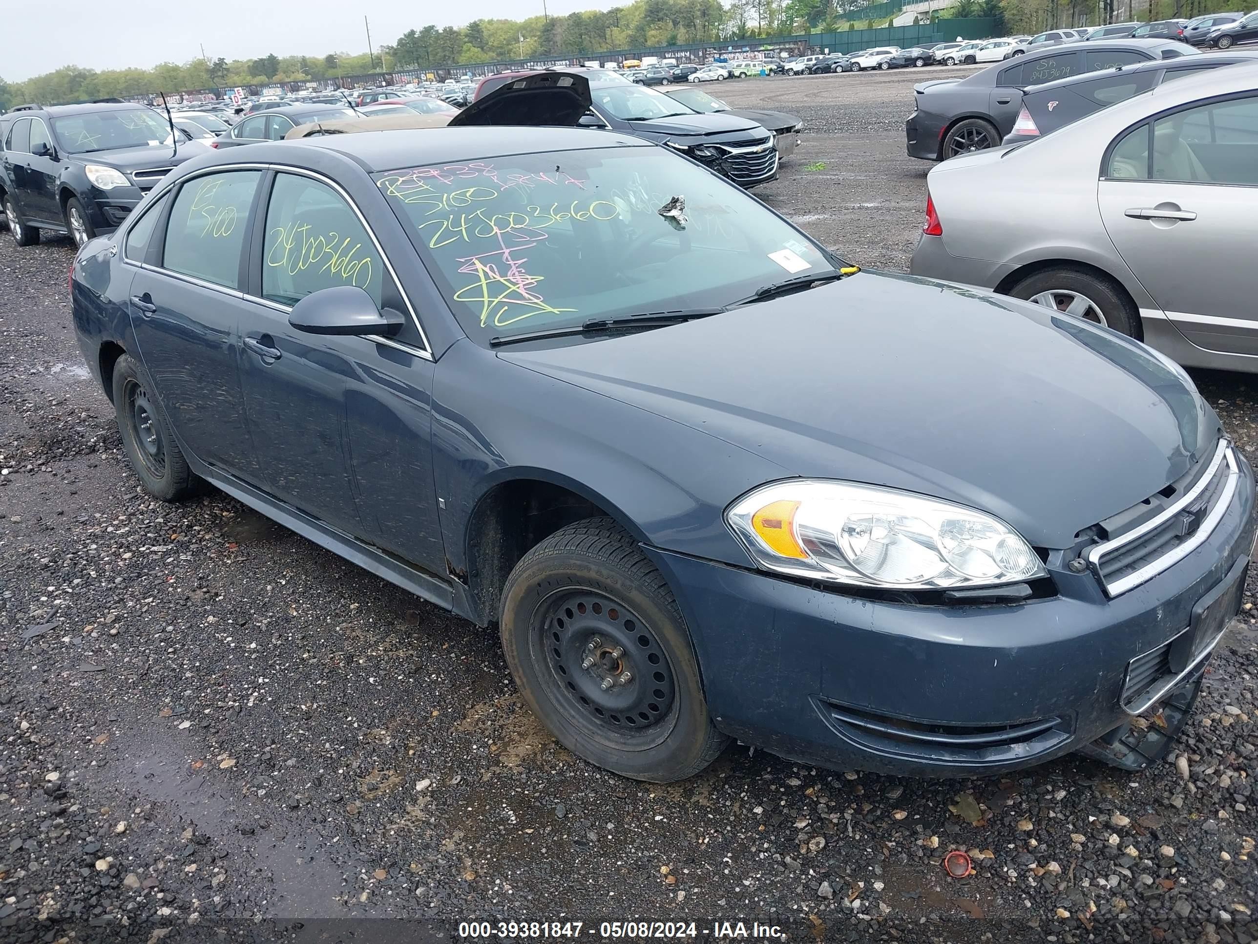 chevrolet impala 2009 2g1wb57n091285134