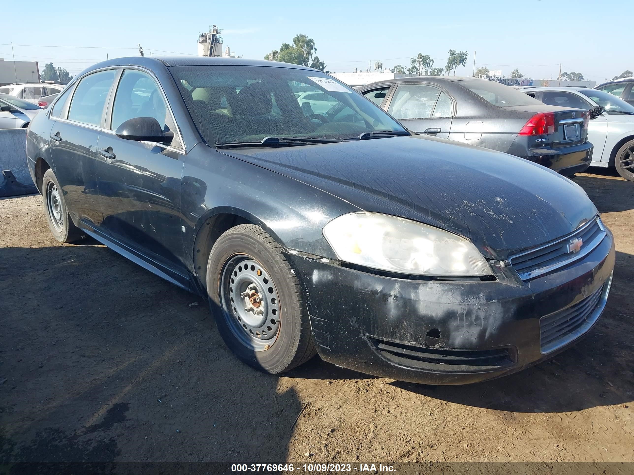 chevrolet impala 2009 2g1wb57n591167600