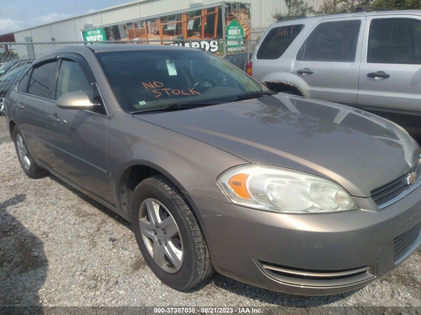 chevrolet impala 2006 2g1wb58k169156224