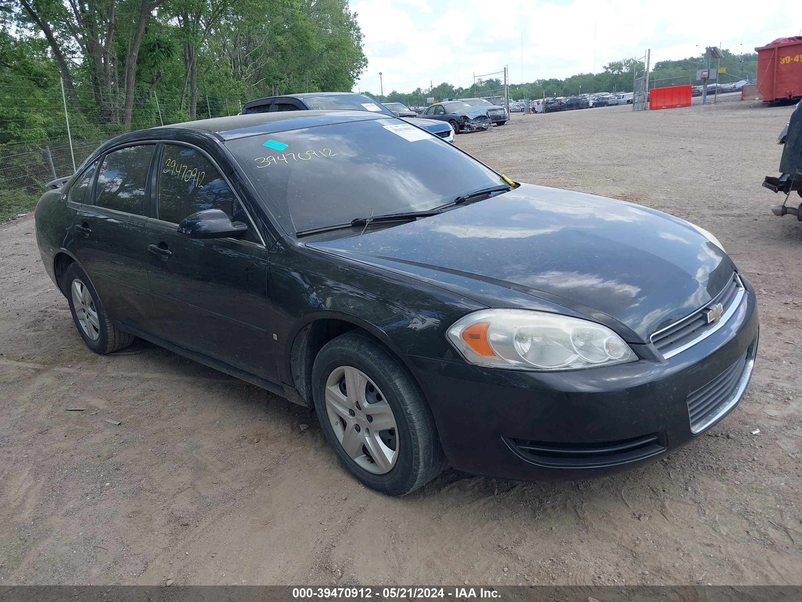 chevrolet impala 2007 2g1wb58k179328432