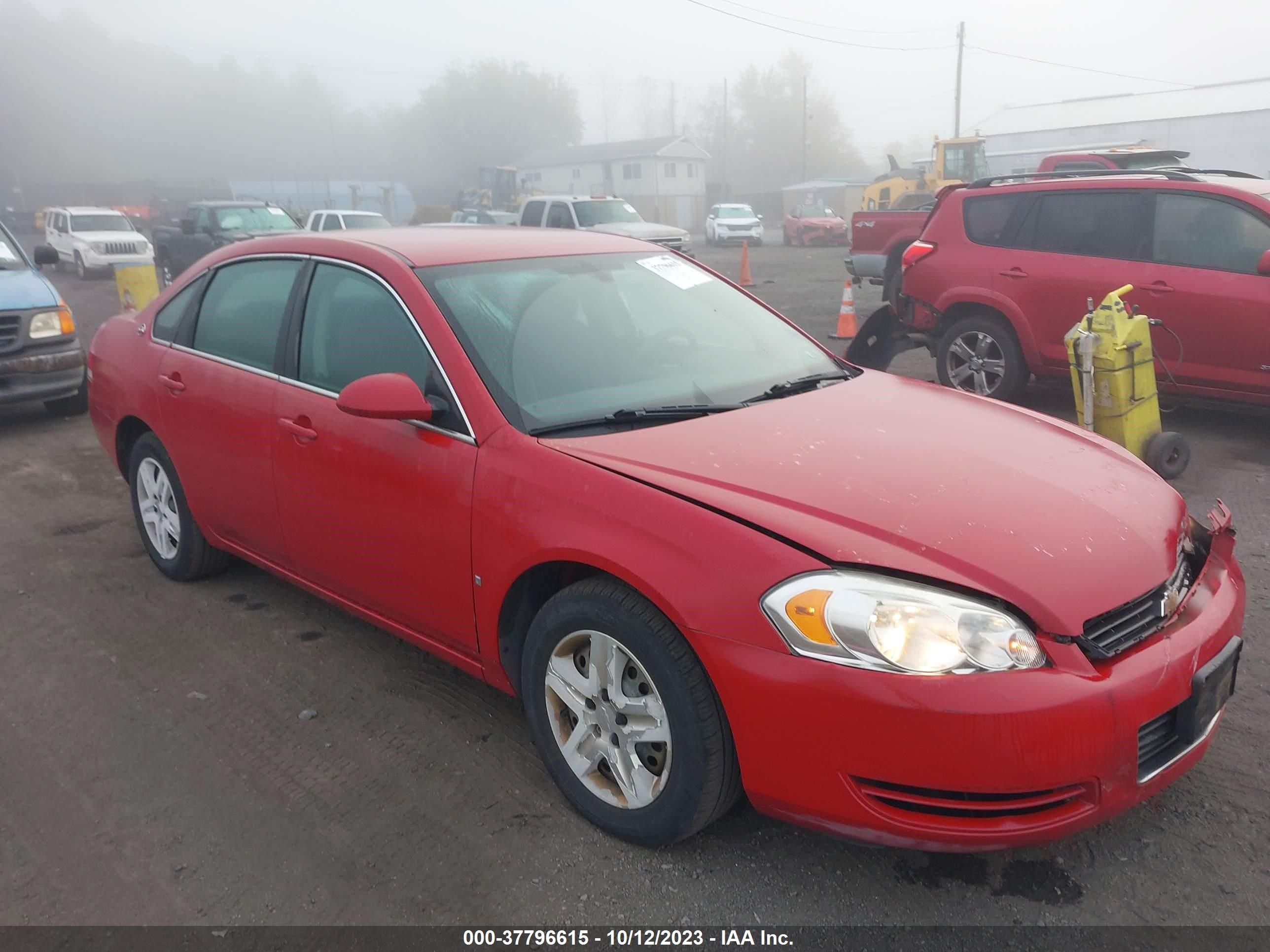 chevrolet impala 2008 2g1wb58k181226984