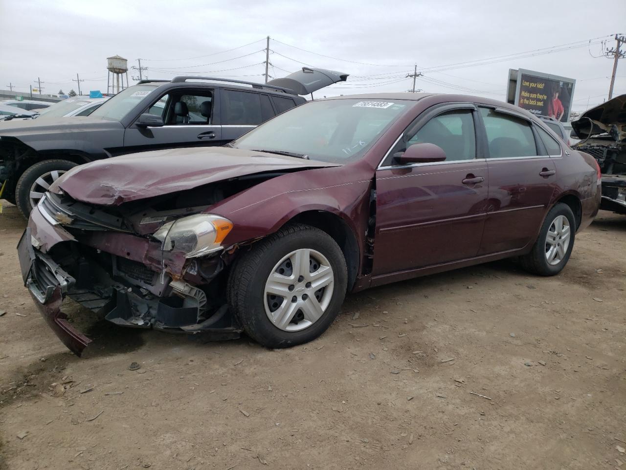 chevrolet impala 2007 2g1wb58k279327256