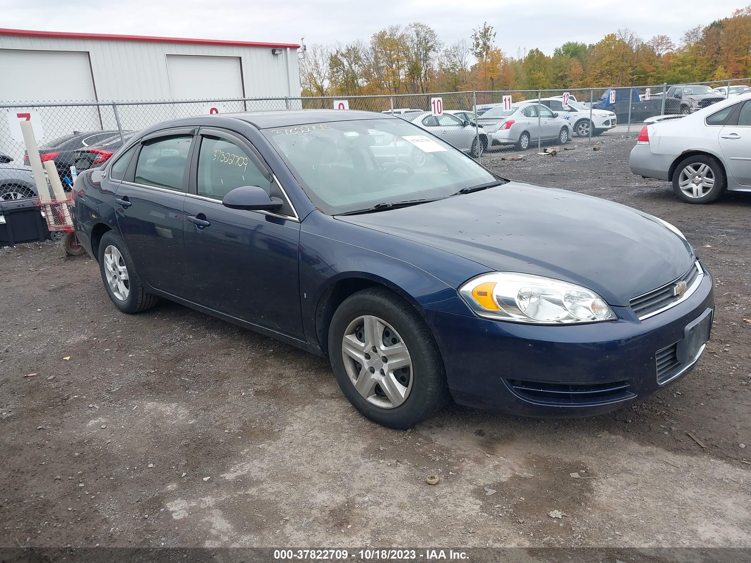 chevrolet impala 2008 2g1wb58k281286644