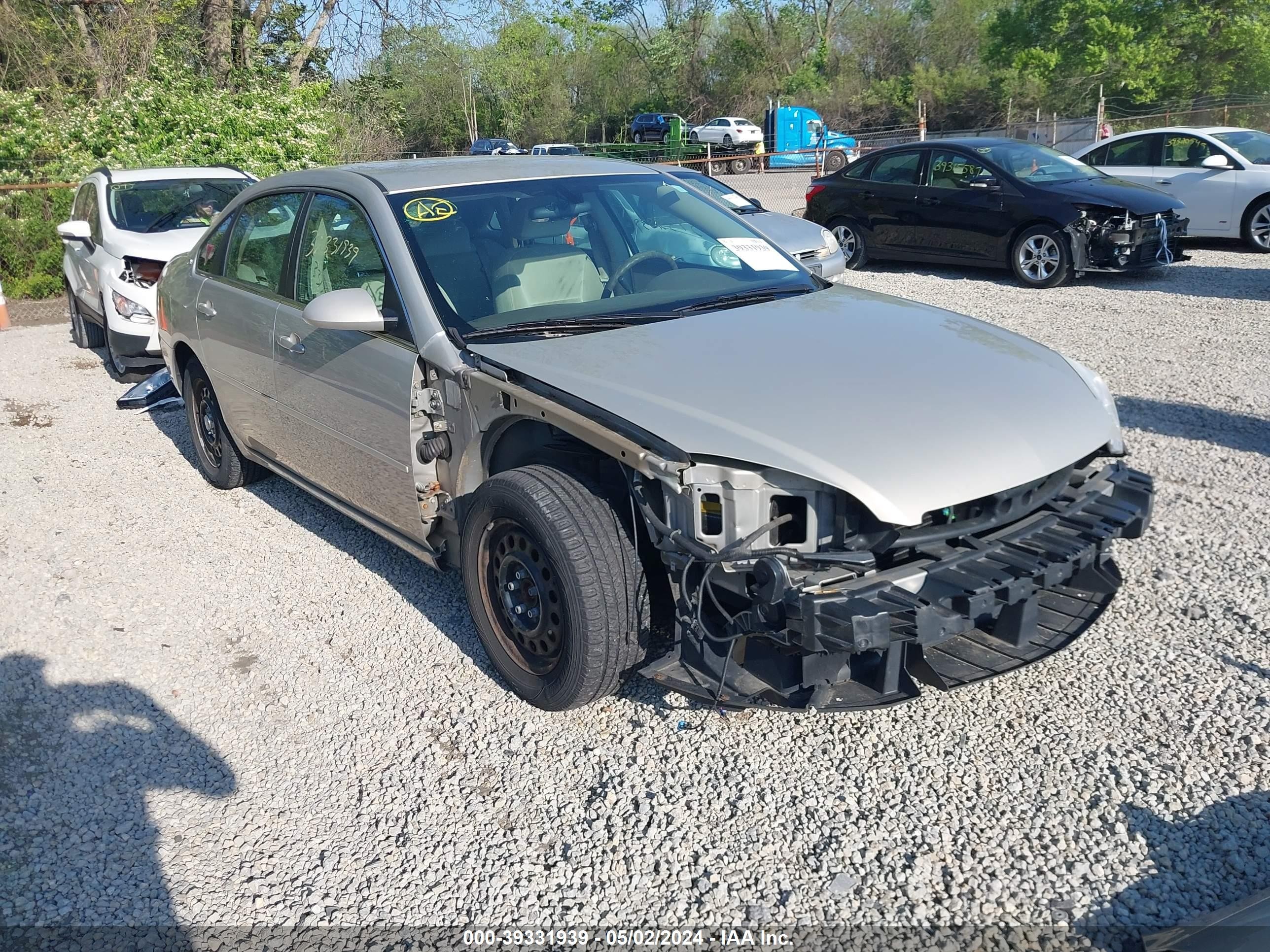 chevrolet impala 2008 2g1wb58k481210536