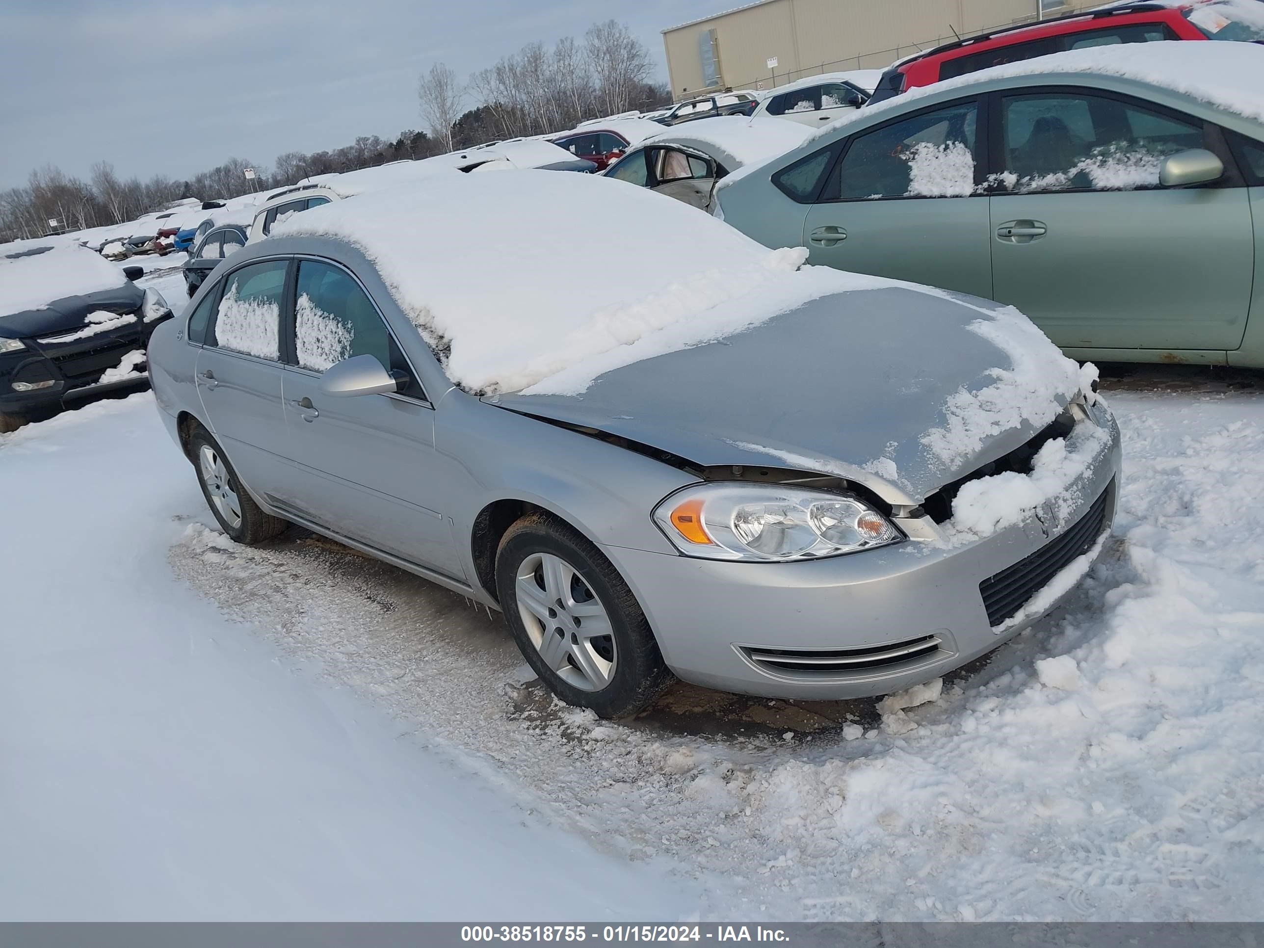 chevrolet impala 2008 2g1wb58k481362705