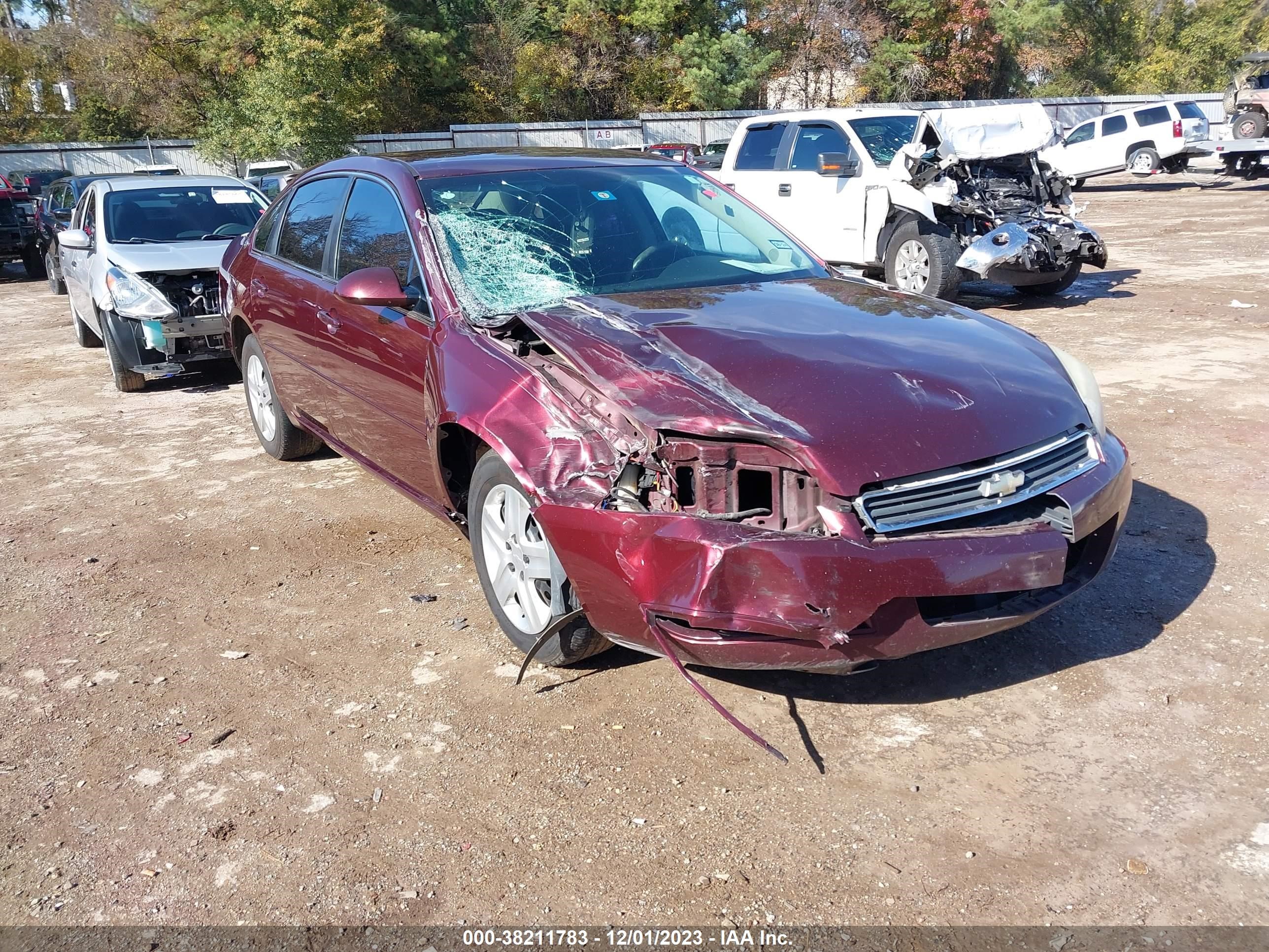 chevrolet impala 2007 2g1wb58k779225869