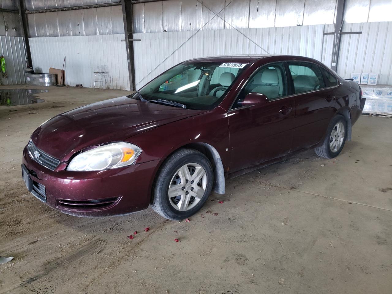 chevrolet impala 2007 2g1wb58k879274594